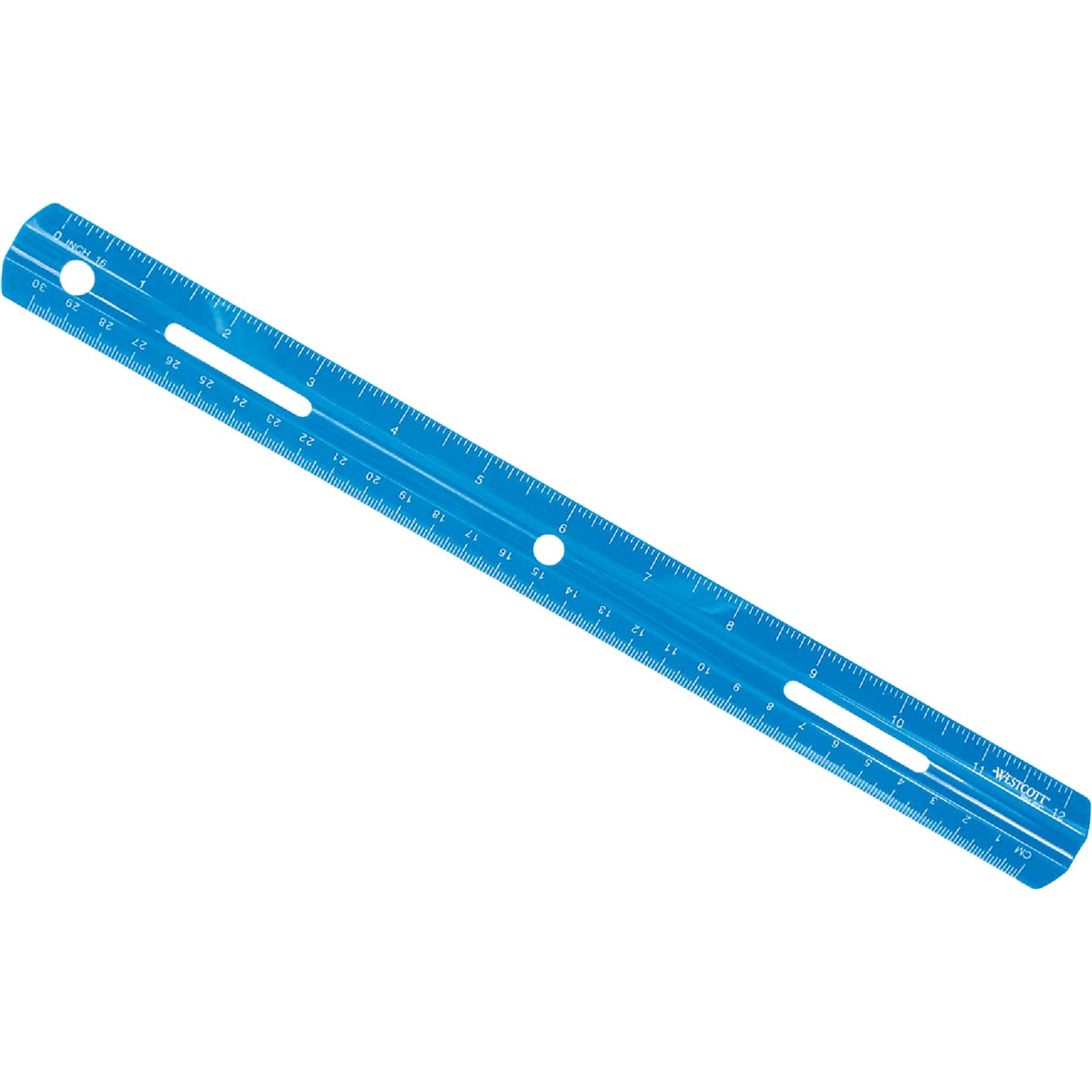 12" PLASTIC RULER