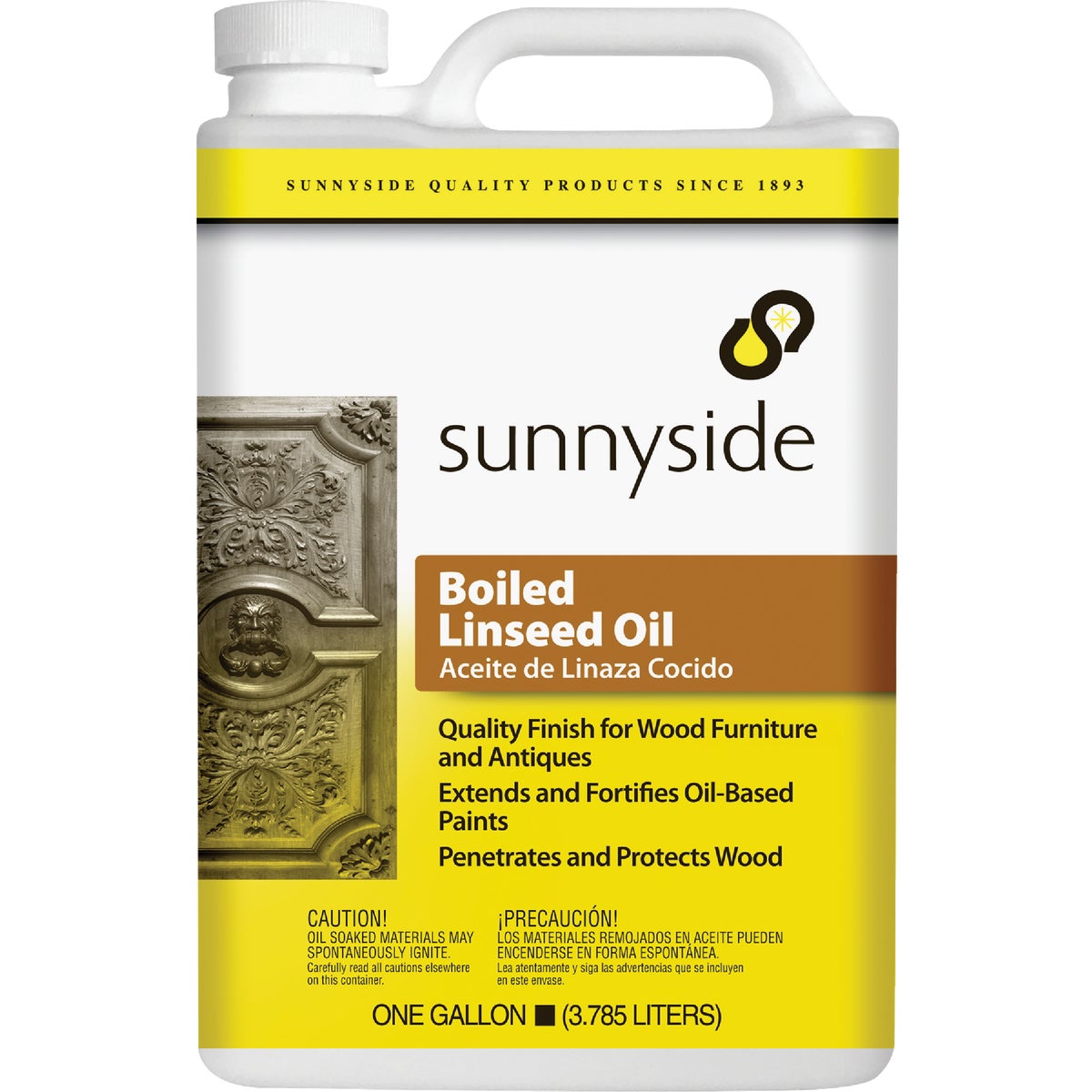 AMBER BOILED LINSEED OIL 1GAL