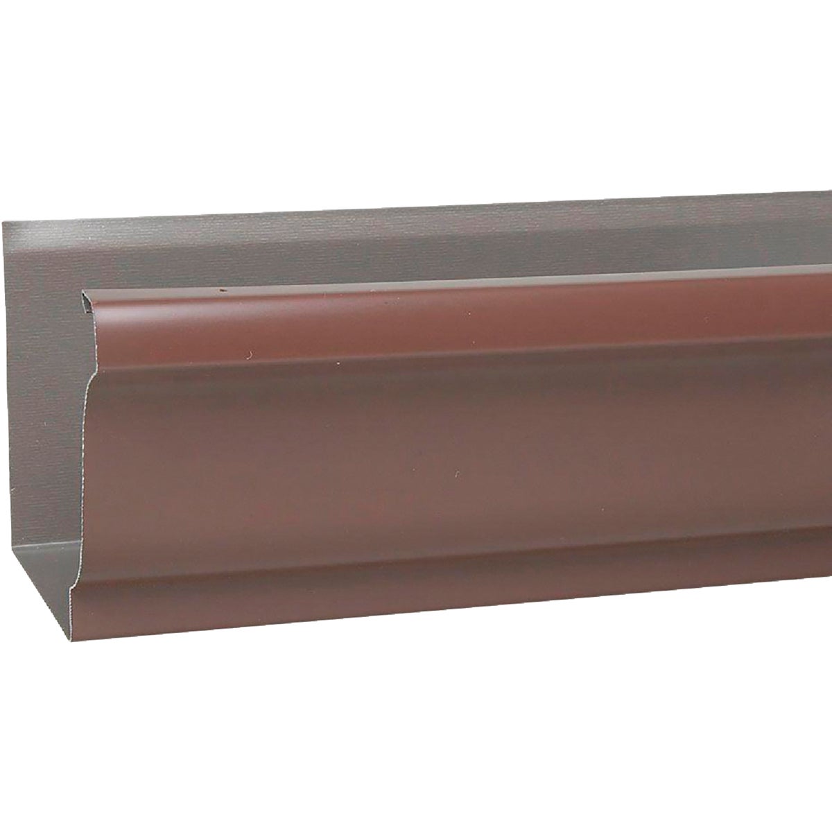 Spectra Metals 5 In. x 10 Ft. K-Style Brown 0.027 Aluminum Gutter