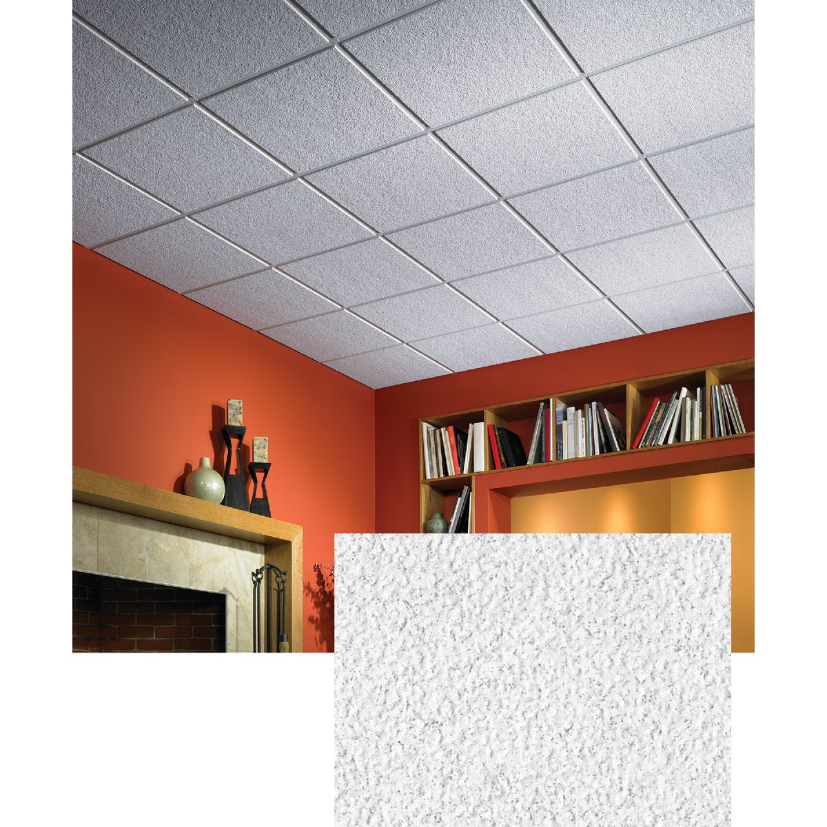 USG Eclipse 2 Ft. x 2 Ft. Mineral Fiber Suspended Acoustical Ceiling Panels (12-Count)