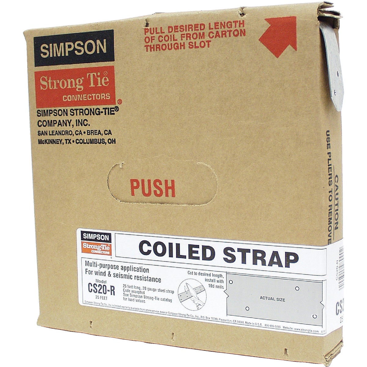 Simpson Strong-Tie Coiled Strap