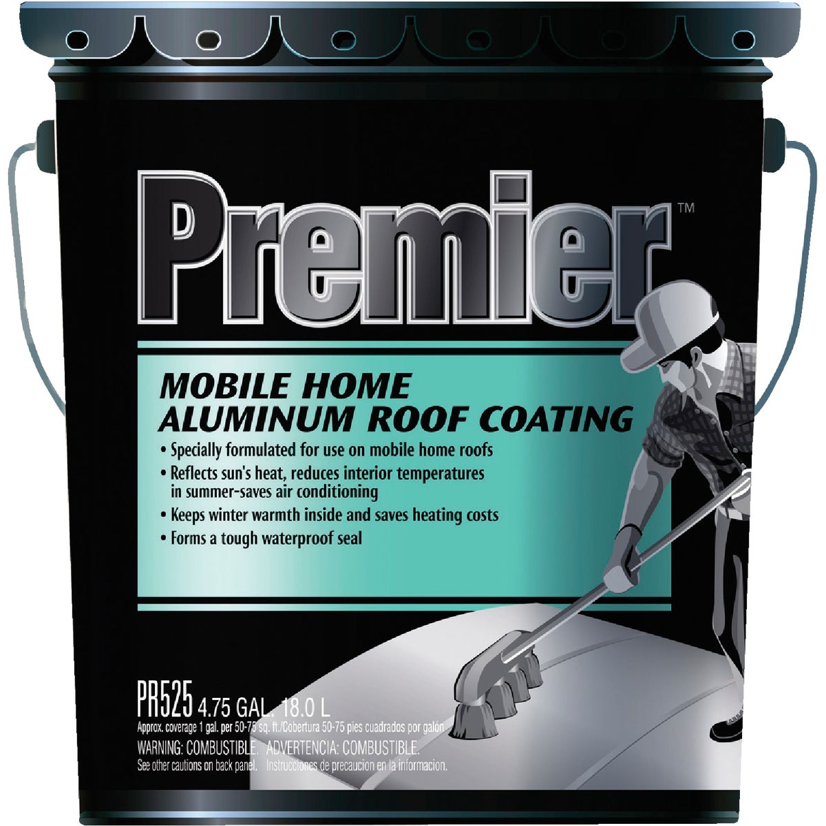 Premier 525 Mobile Home Aluminum Roof Coating