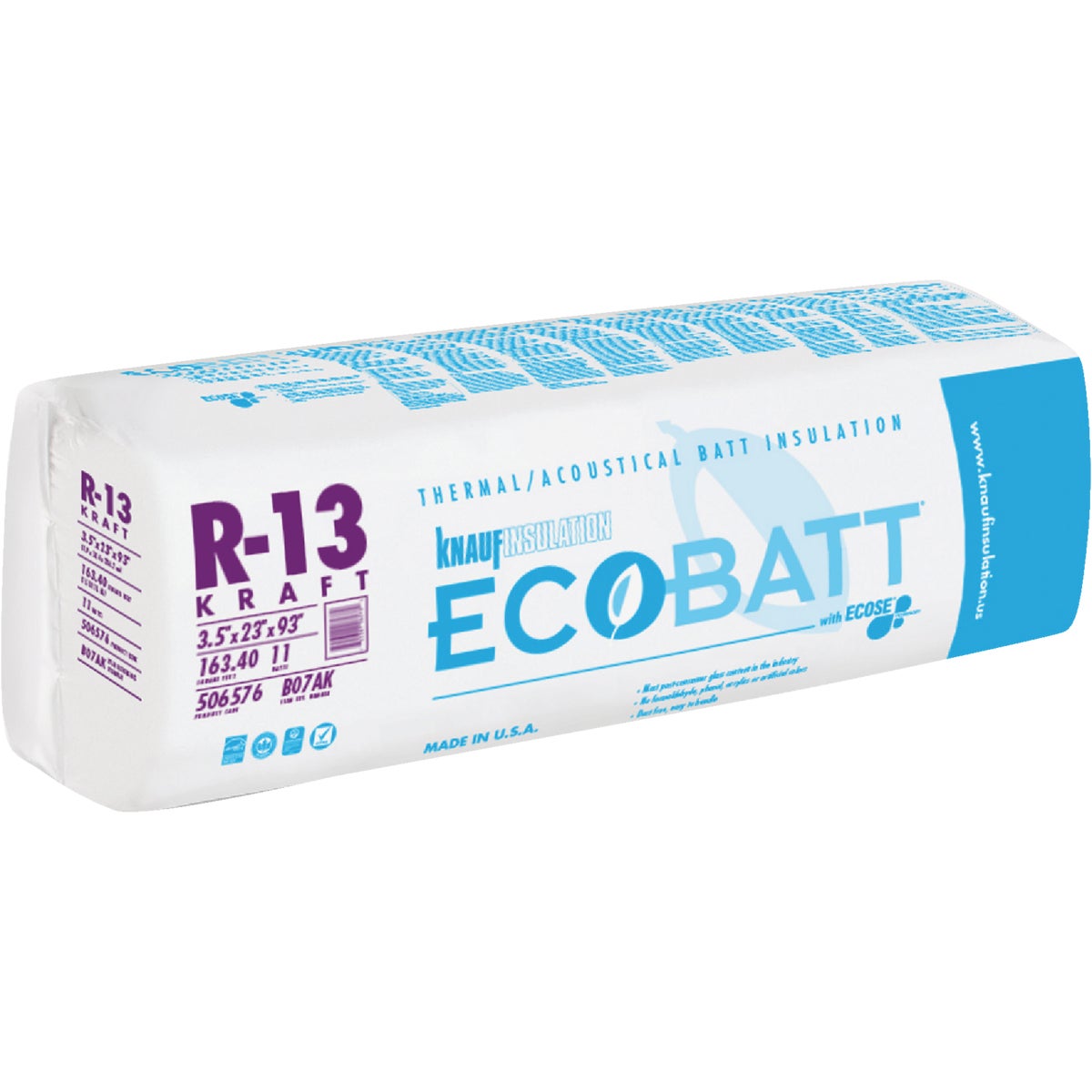 Guardian Knauf Kraft Faced Batt Fiberglass Insulation
