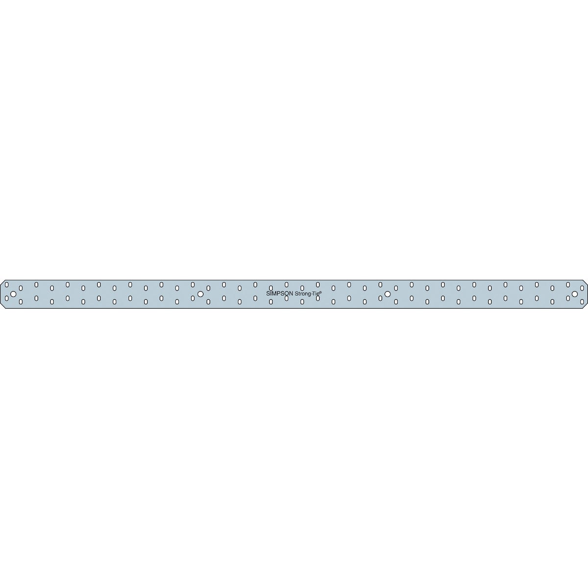 Simpson Strong-Tie 3 In. W x 66 In. L 14 ga Steel Strap Tie