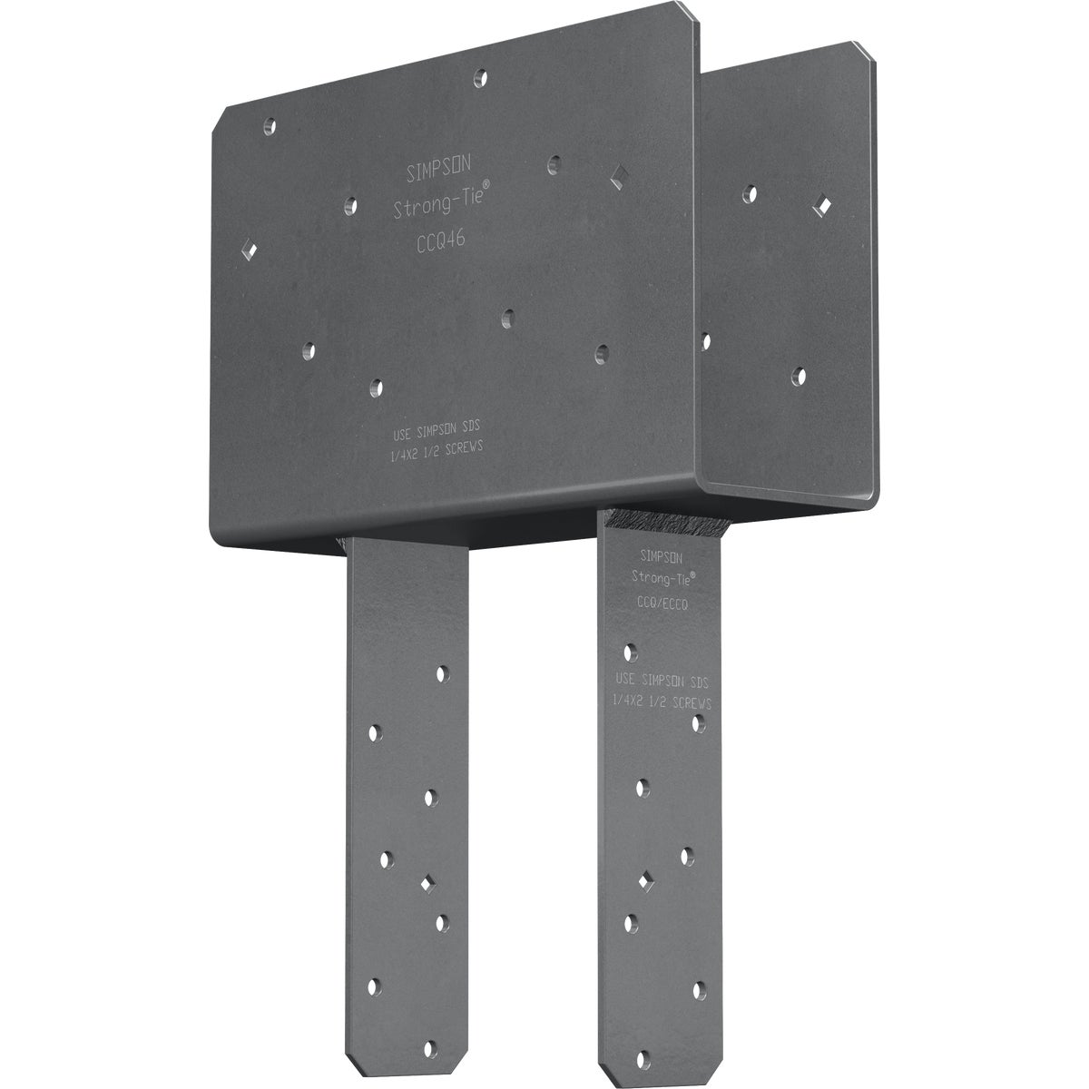 Simpson Strong-Tie 4 In. x 6 In. Galvanized Column Base