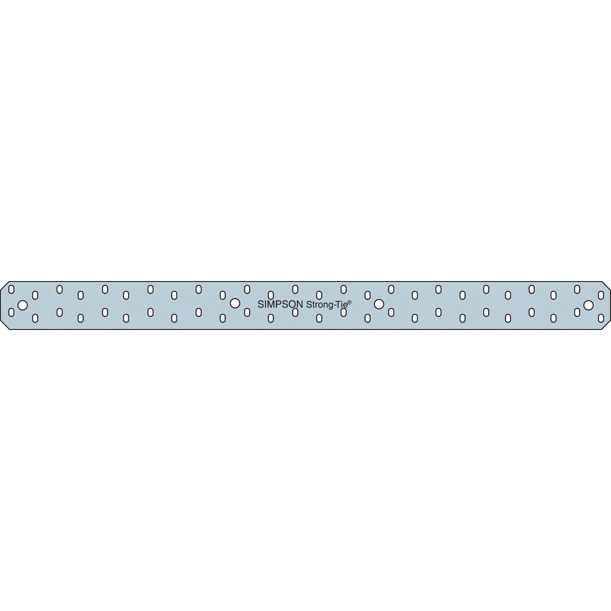 Simpson Strong-Tie 3 In. W x 40 In. L 16 ga Steel Strap Tie