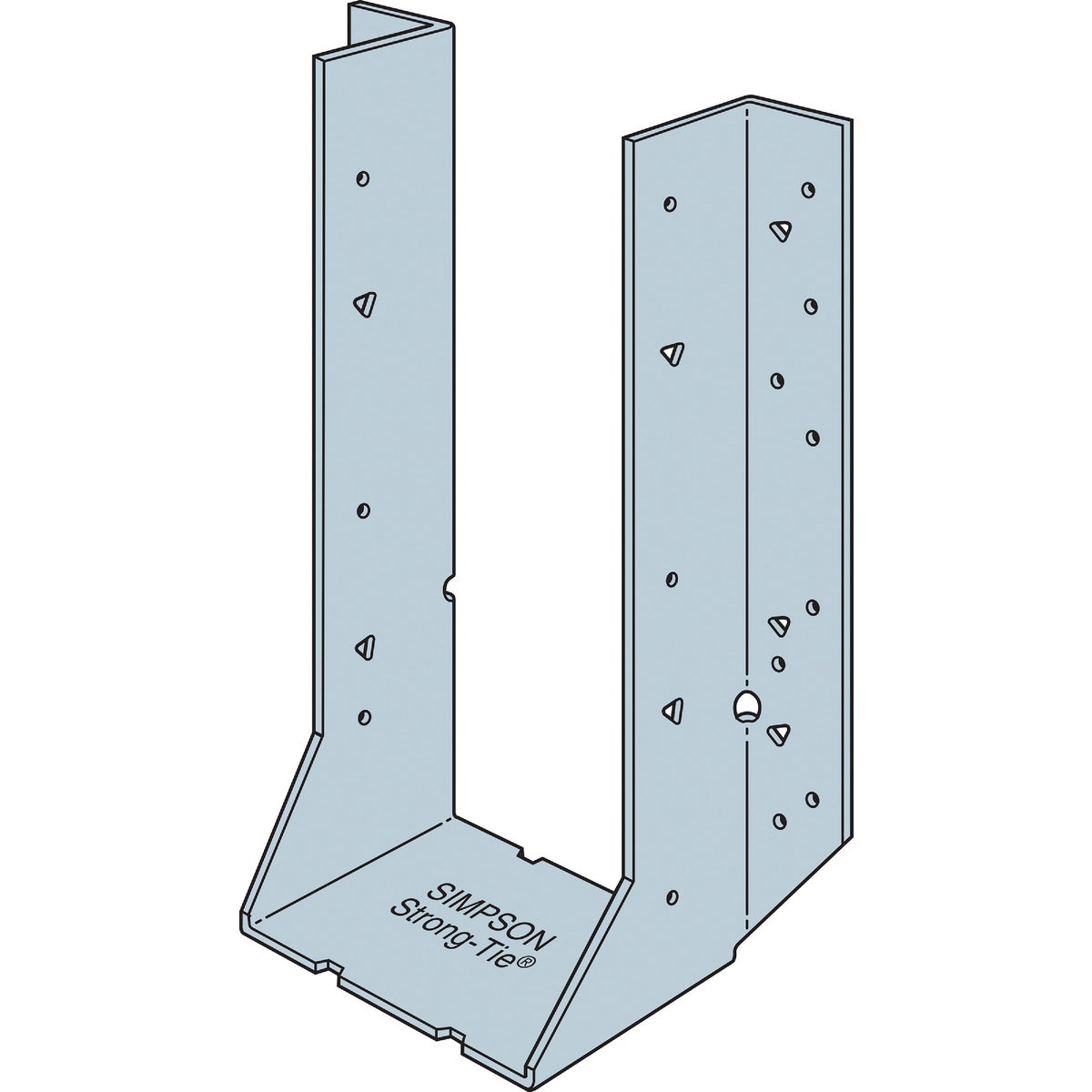 Simpson Strong-Tie ZMAX 4X12 Face Mount Joist Hanger