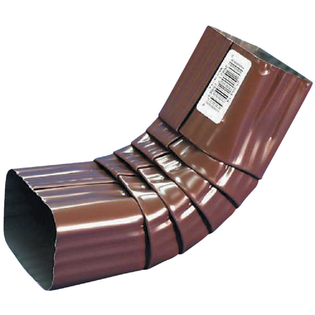 Spectra Metals 2 x 3 In. Aluminum Brown Front Downspout Elbow