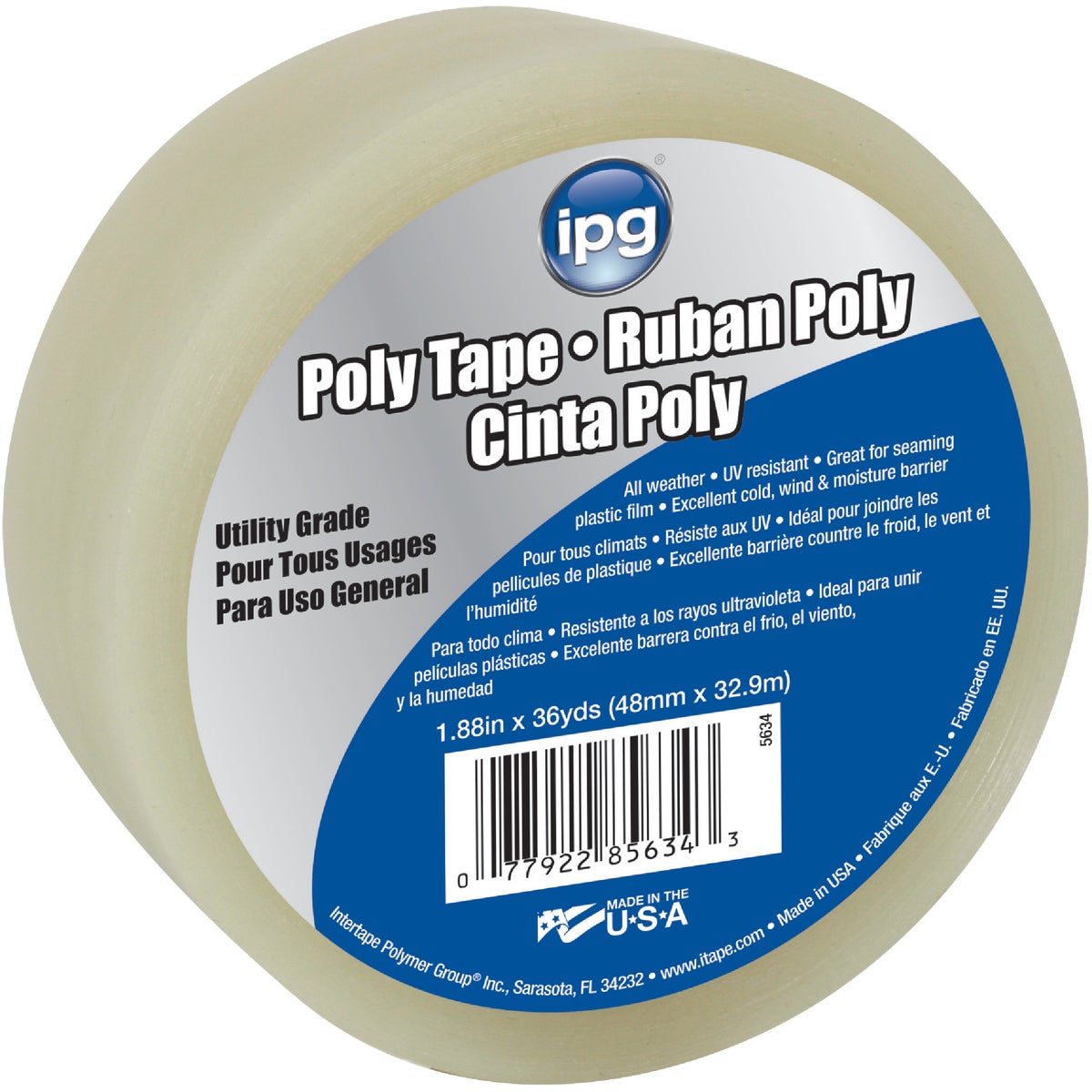 IPG Poly Sheeting Tape