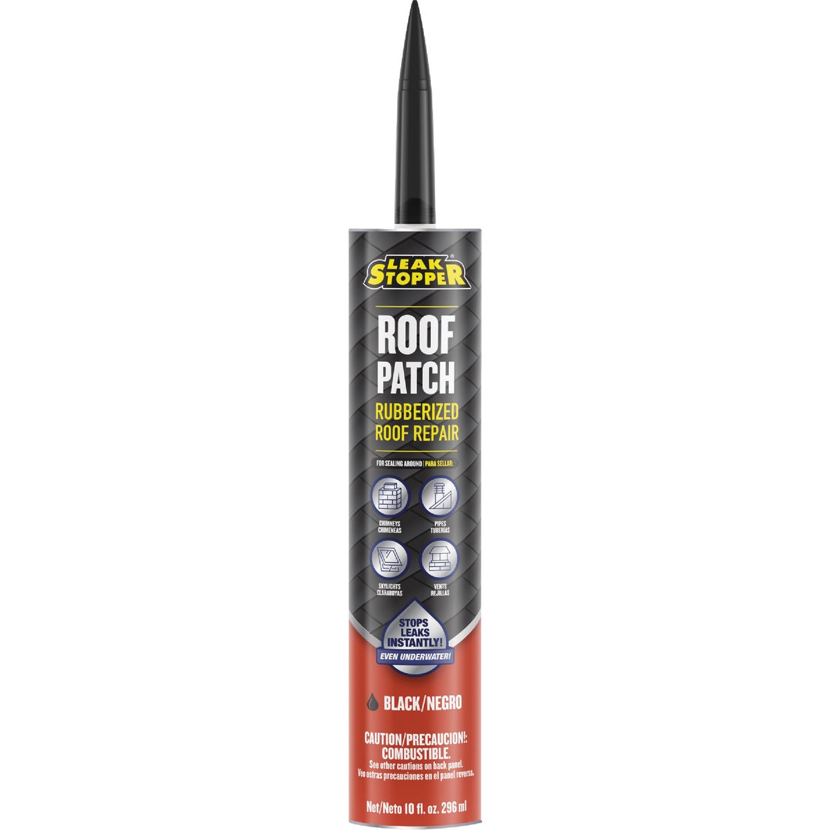 Black Jack Leak Stopper 10 Oz. Rubberized Roof Patch