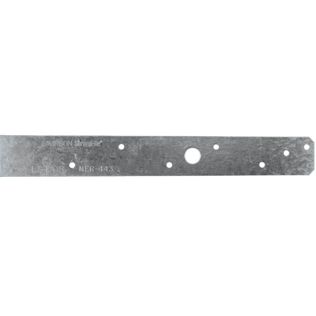 Simpson Strong-Tie 1-1/4 in. W. x 18 in. L Steel 20 Gauge Strap Tie