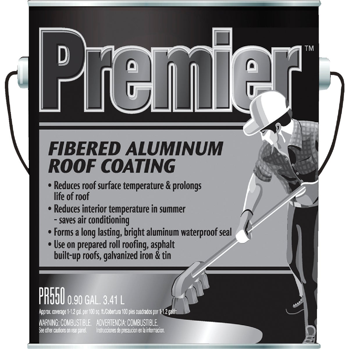 Premier 550 Fibered Aluminum Roof Coating