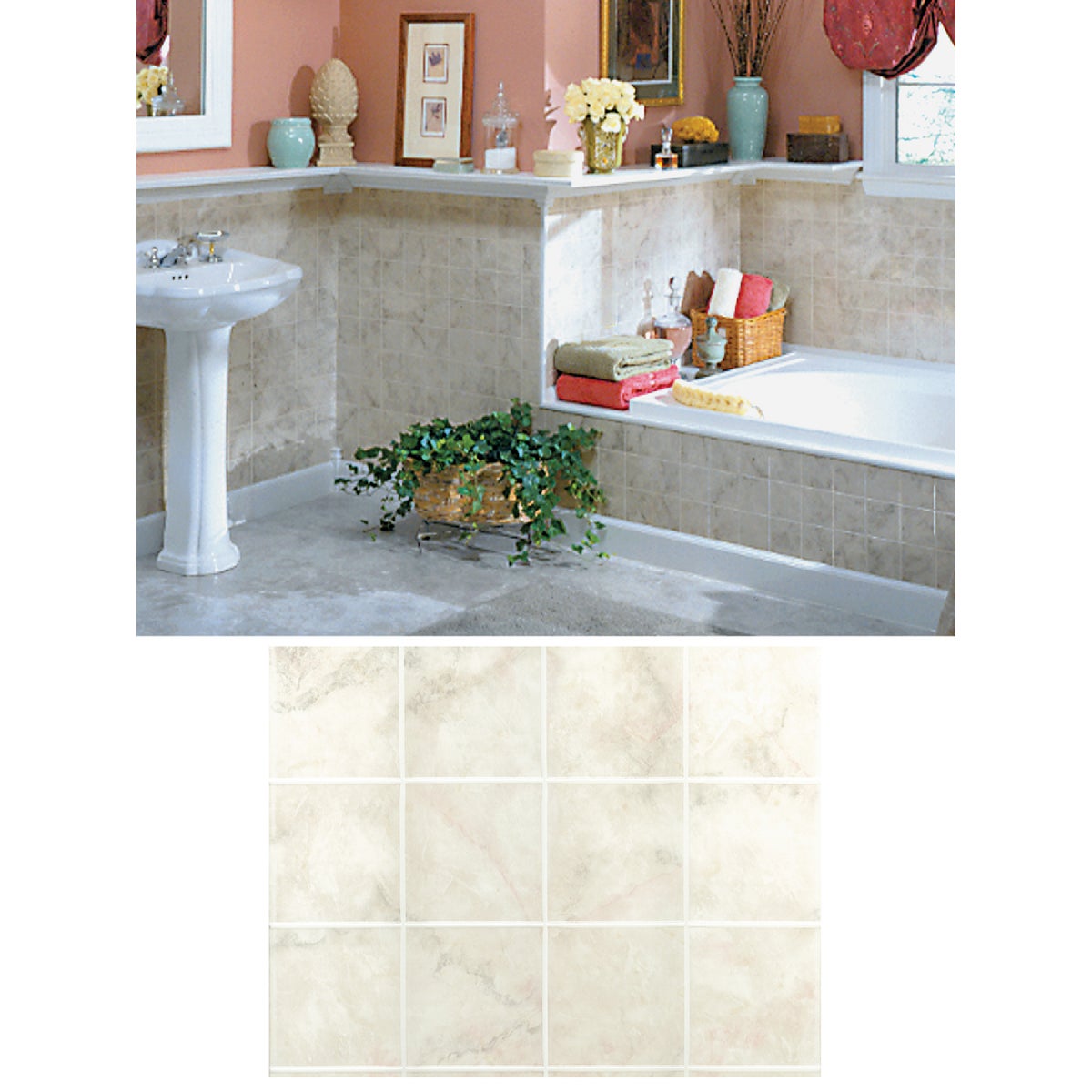 DPI AquaTile Milan Marble Tileboard Wall Tile