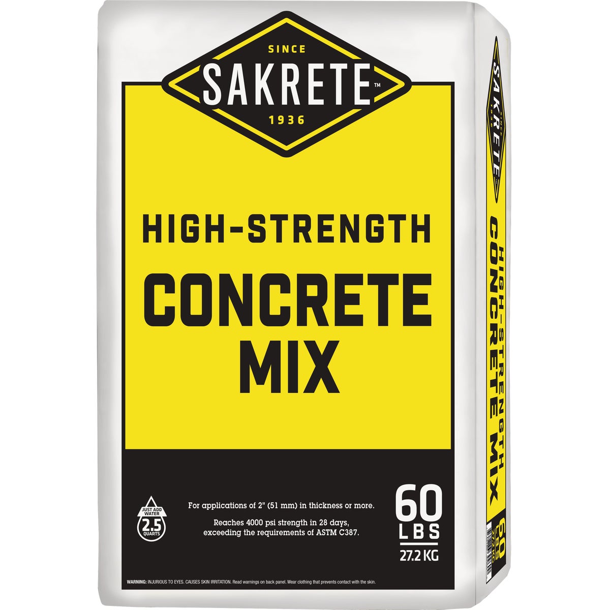 Sakrete 60 Lb. High-Strength Concrete Mix