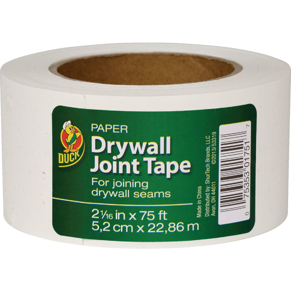 Duck 2-1/16 In. x 75 Ft. Joint Drywall Tape