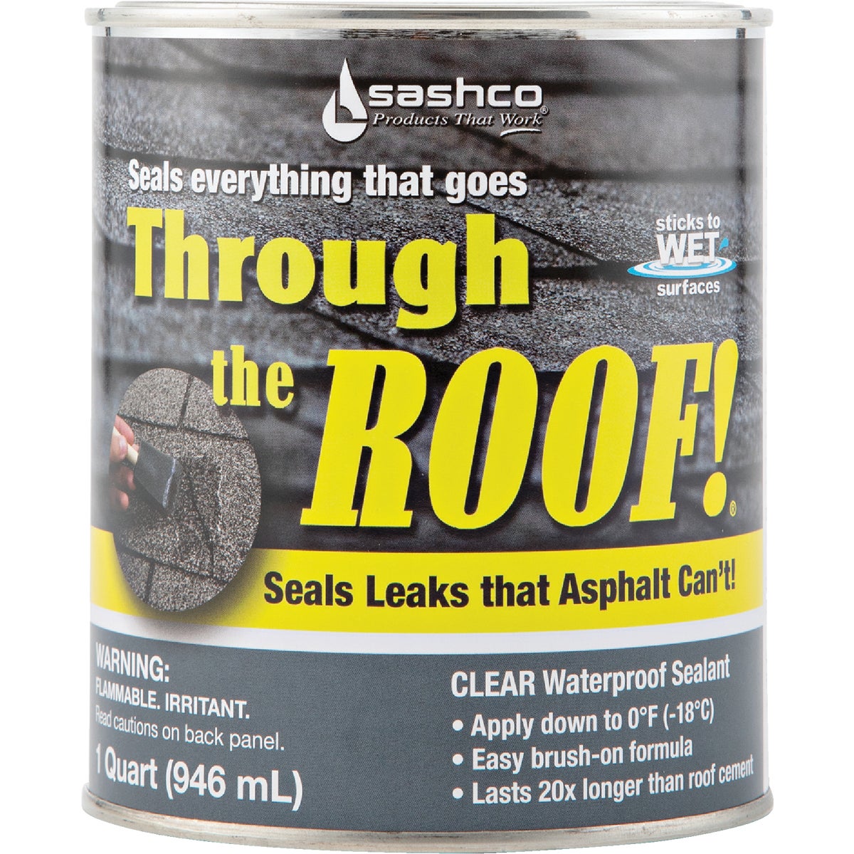 Through The Roof! Clear VOC Cement & Patching Sealant