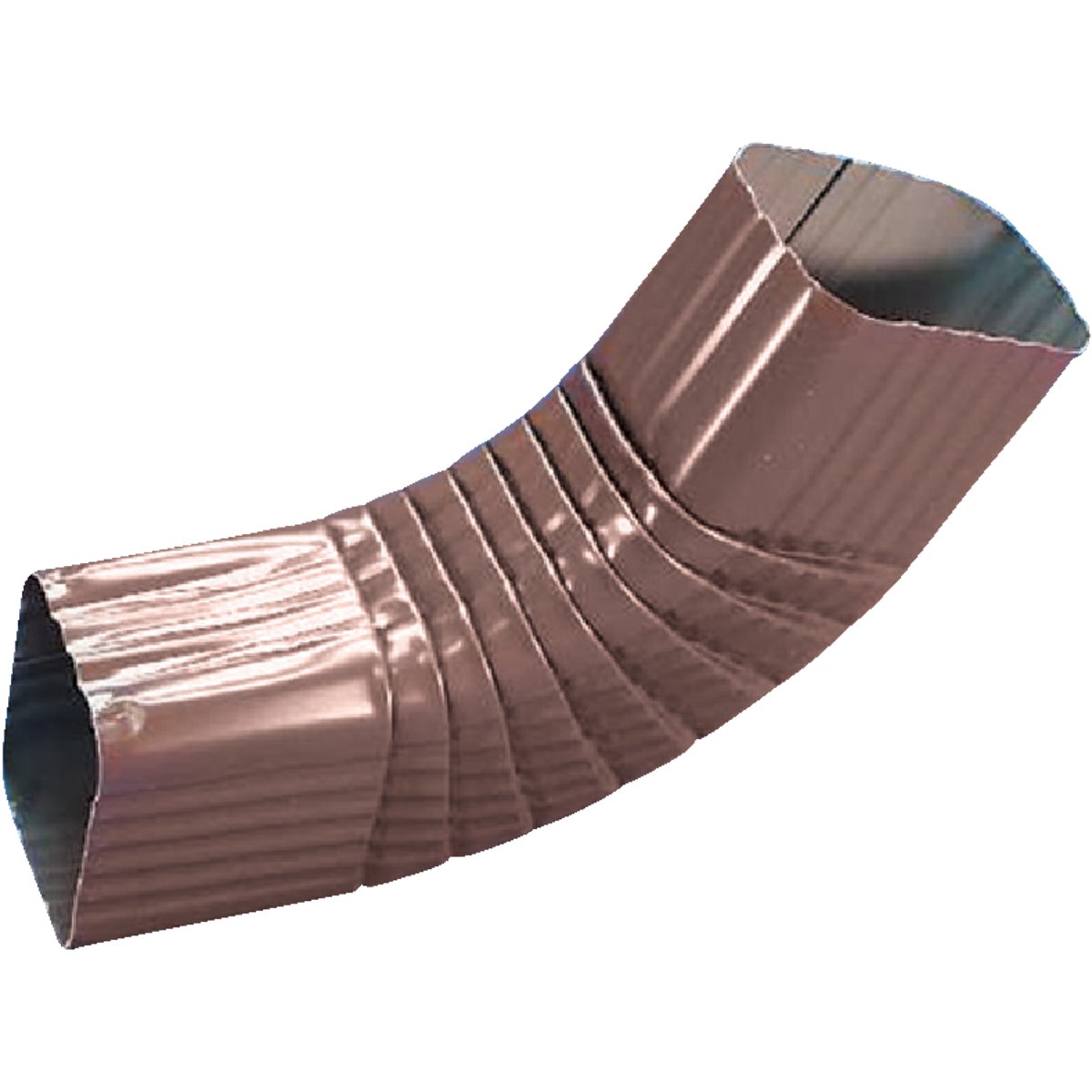Amerimax 2 x 3 In. Galvanized Brown Side Downspout Elbow