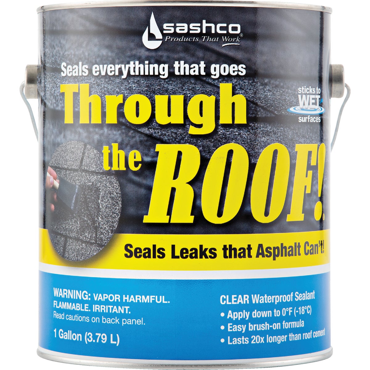 Through The Roof! Clear VOC Cement & Patching Sealant