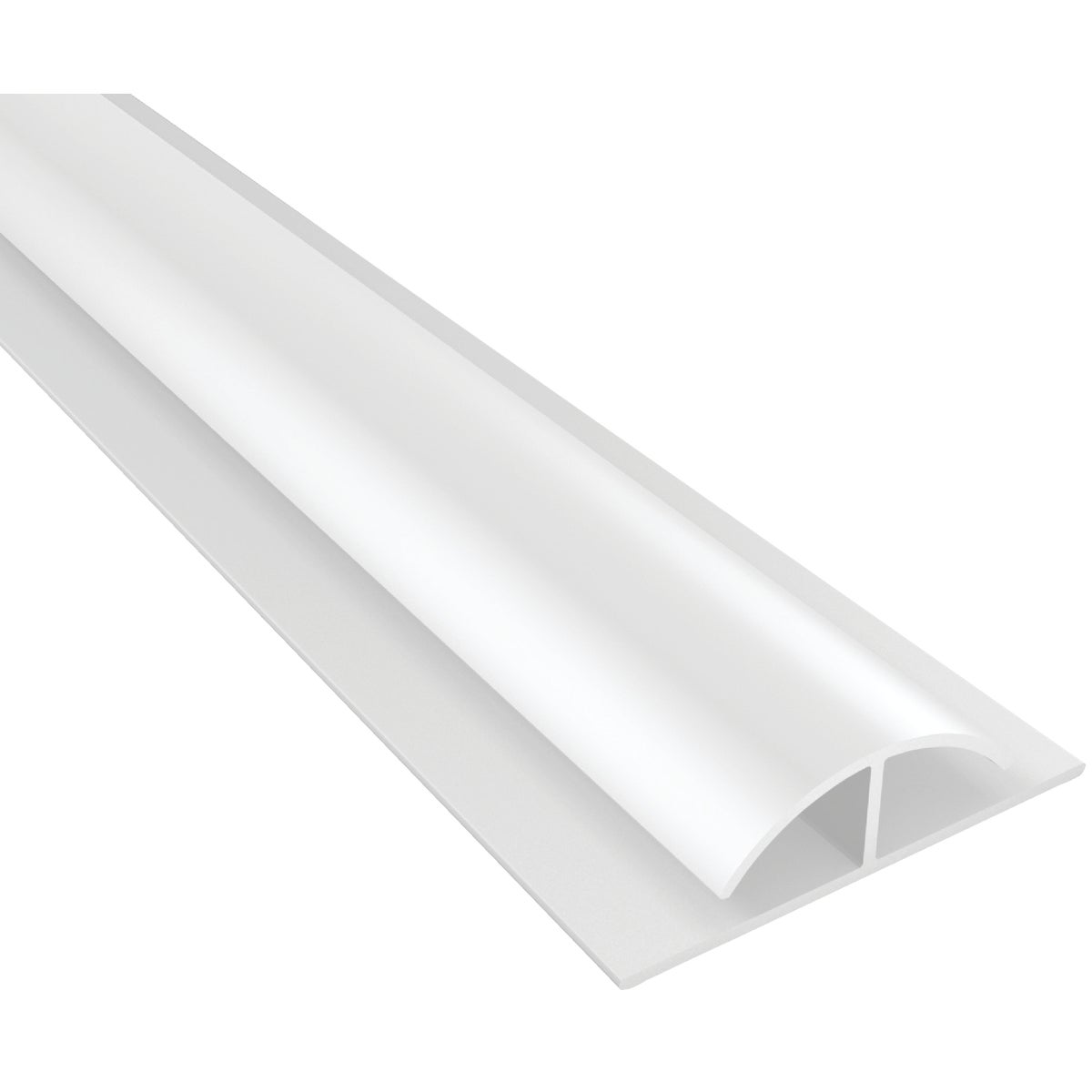 ACP Bath & Kitchen 1/8 In. x 8 Ft. White PVC Divider Wall Paneling Molding
