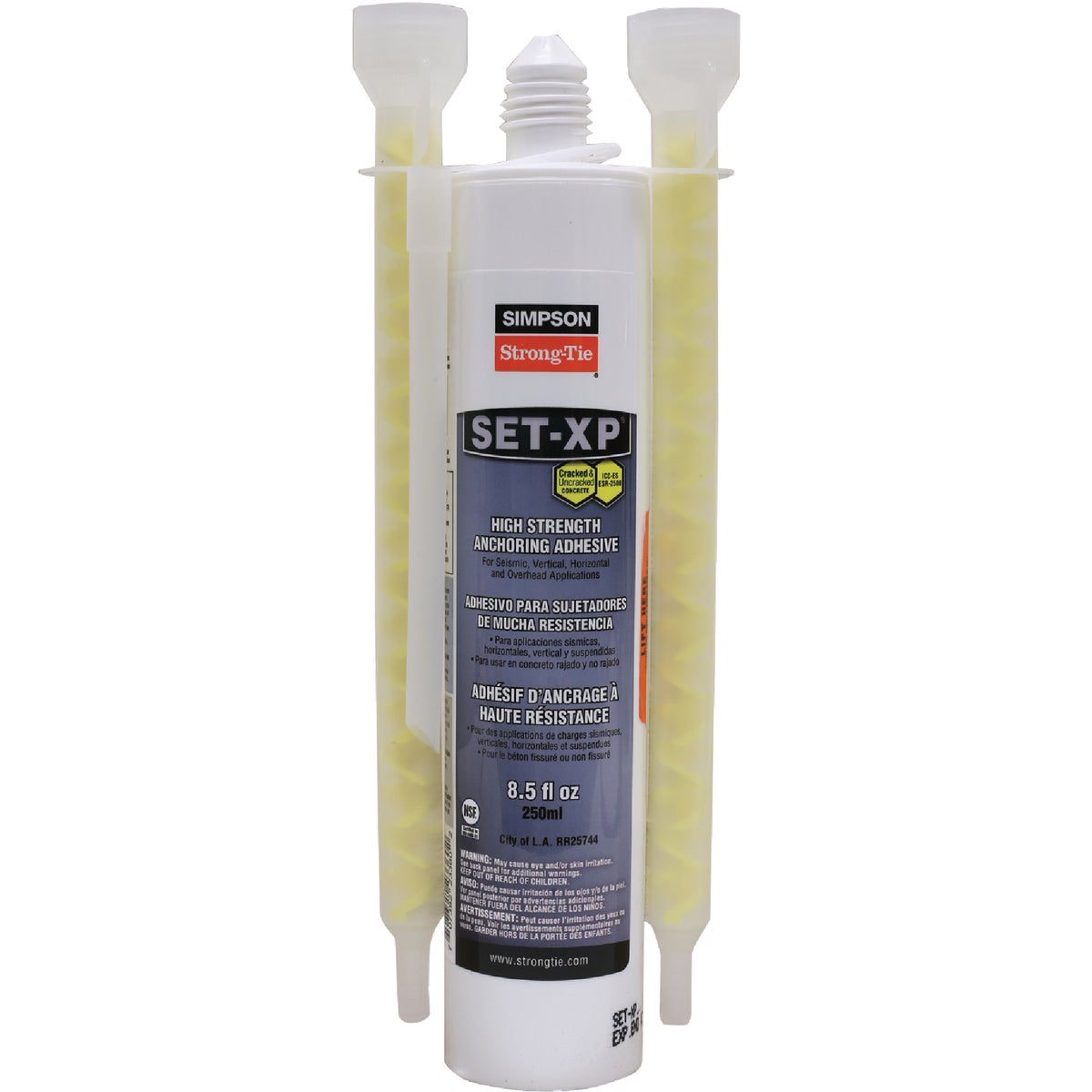 Simpson Strong Tie 8.5 Oz. High-Strength Epoxy Adhesive w/1 Nozzle and Extension