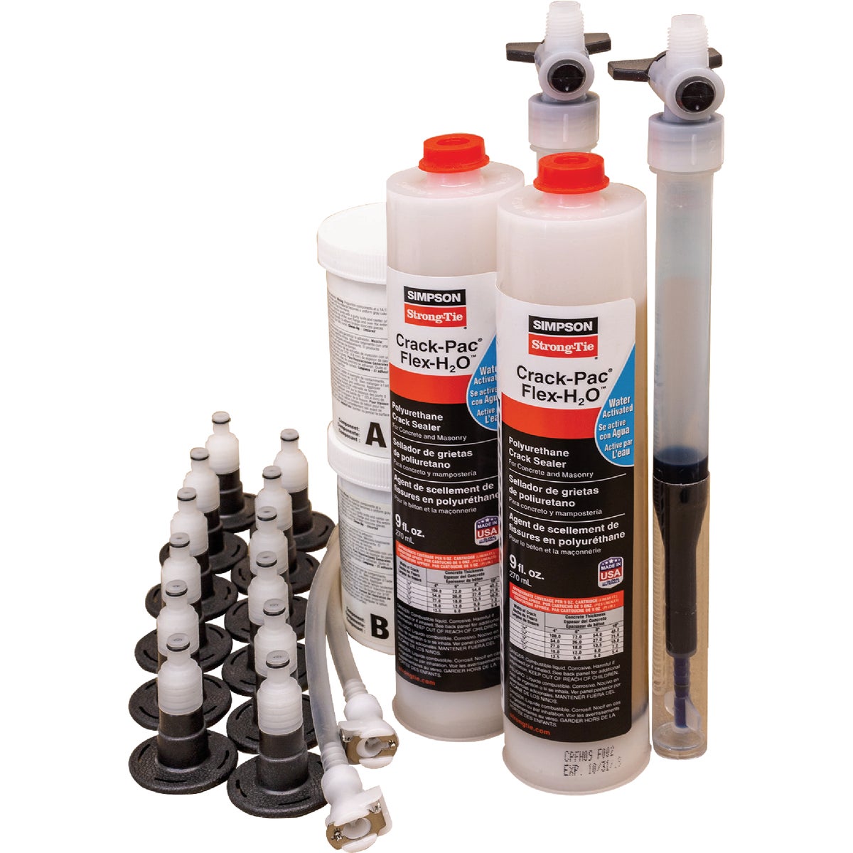 Simpson Strong-Tie 9 Oz. Crack-Pac Flex-H2O Polyurethane Concrete Sealant Kit