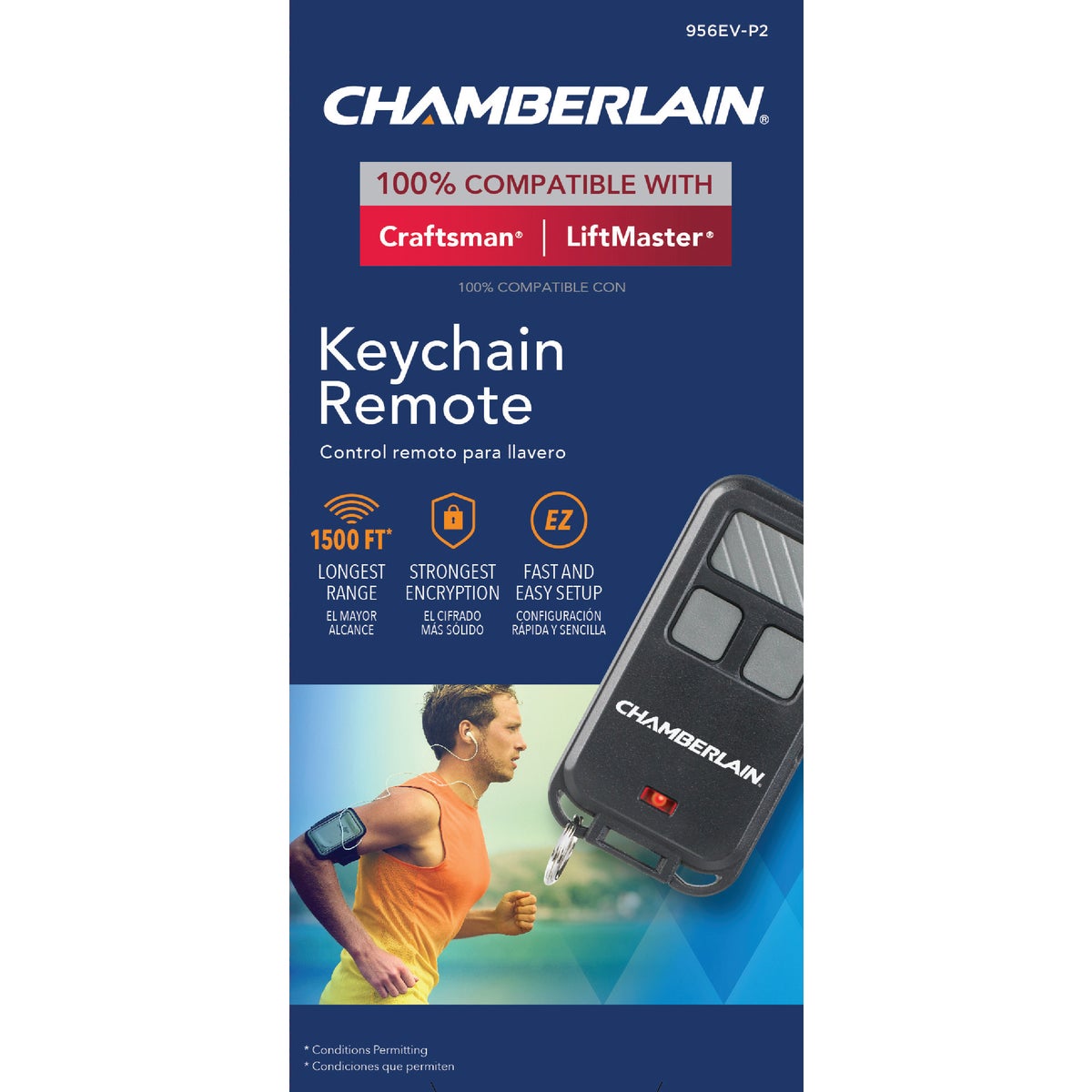 Chamberlain Garage Door Remote Keychain