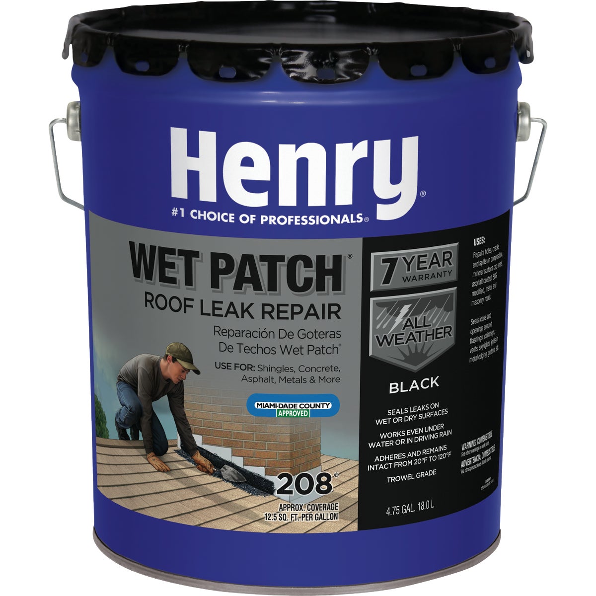 Henry Wet Patch Roof Cement and Patching Sealant