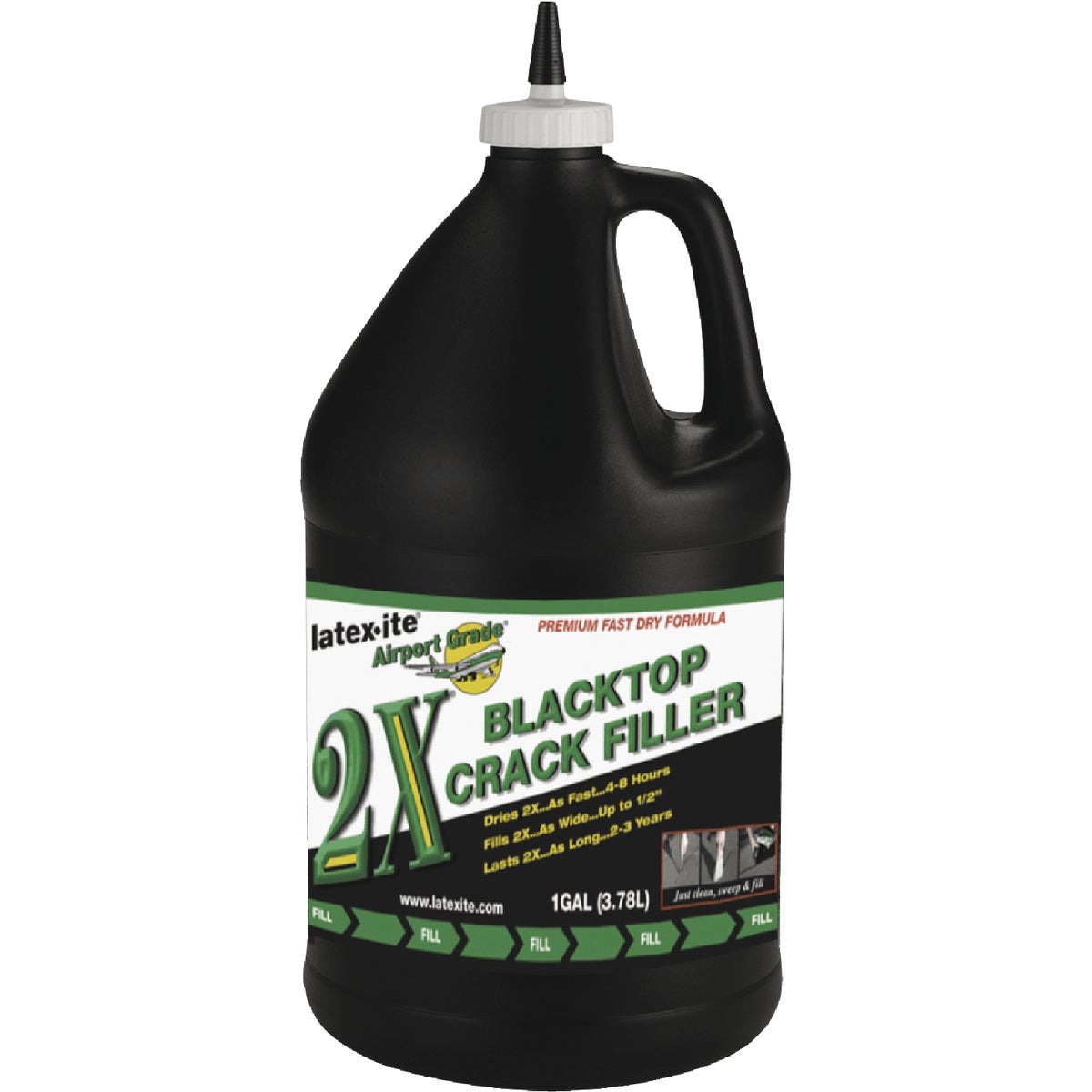 Latex-ite 2X Premium Asphalt Crack Filler