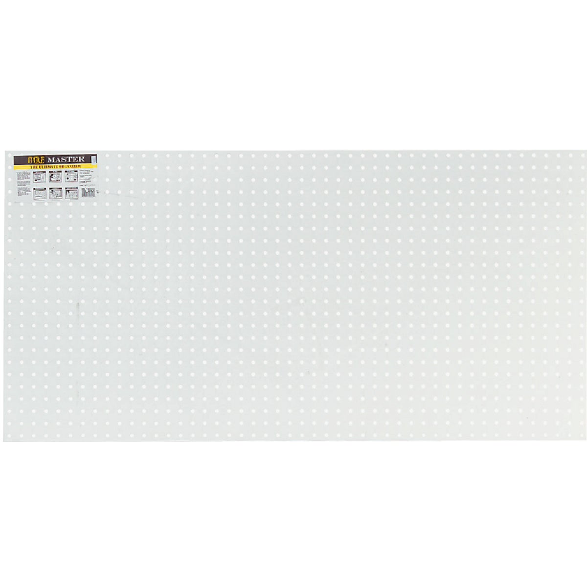 Pegmaster White Plastic Pegboard