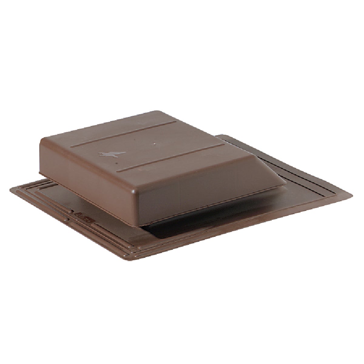 Airhawk 61 In. Brown Plastic Slant Back Roof Vent