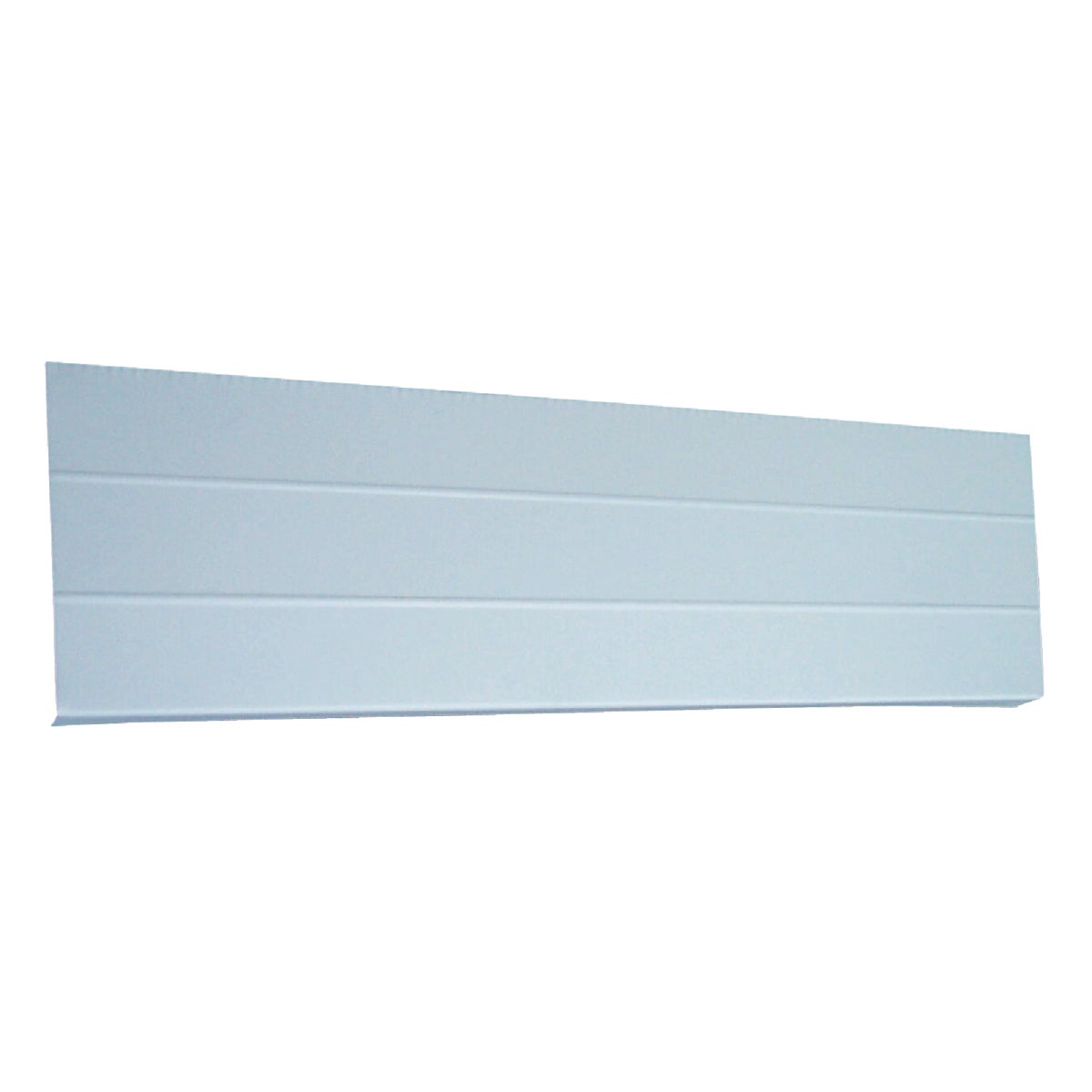 Aluminum Smooth Fascia Trim With Ribs