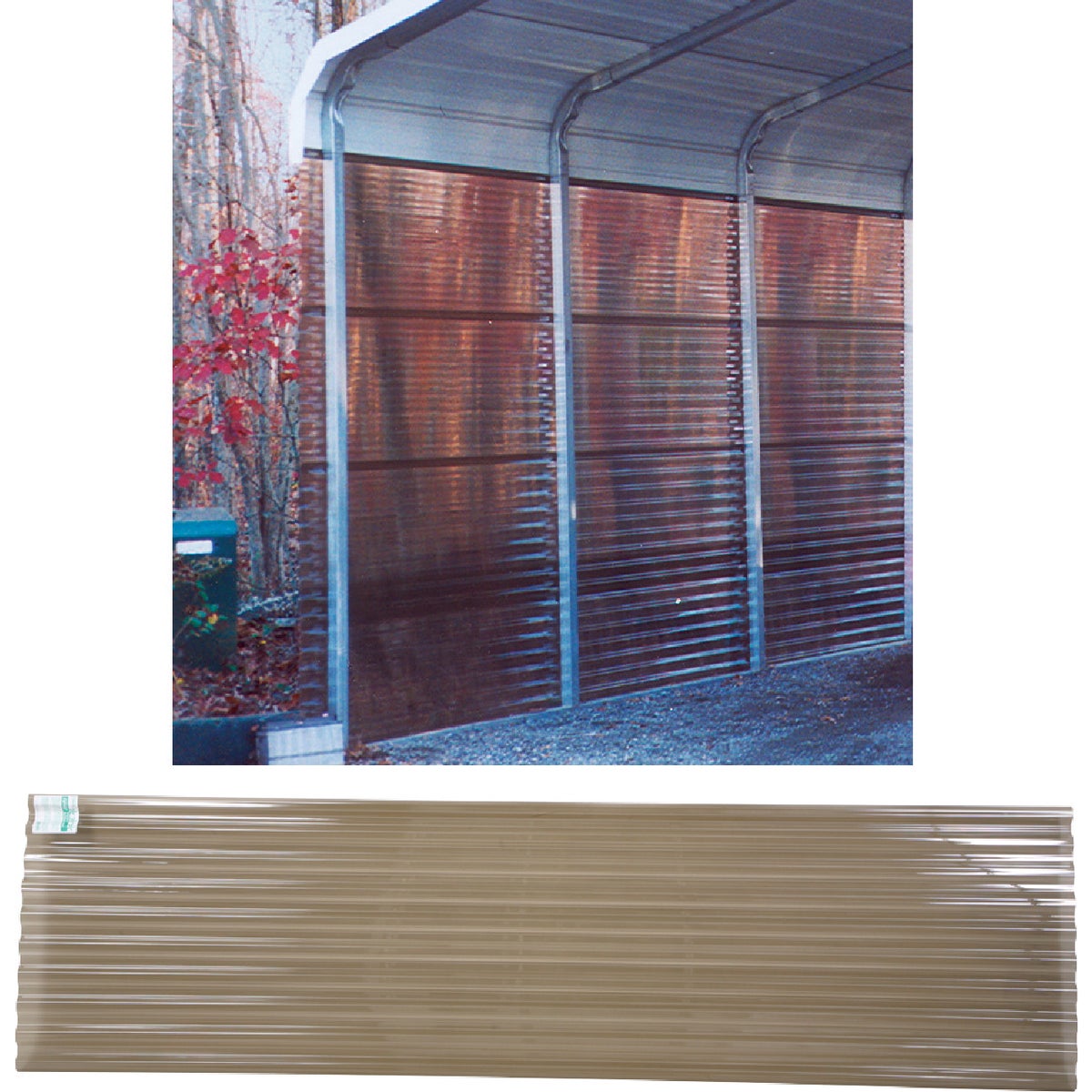 Tuftex PolyCarb Corrugated Square Wave Panel