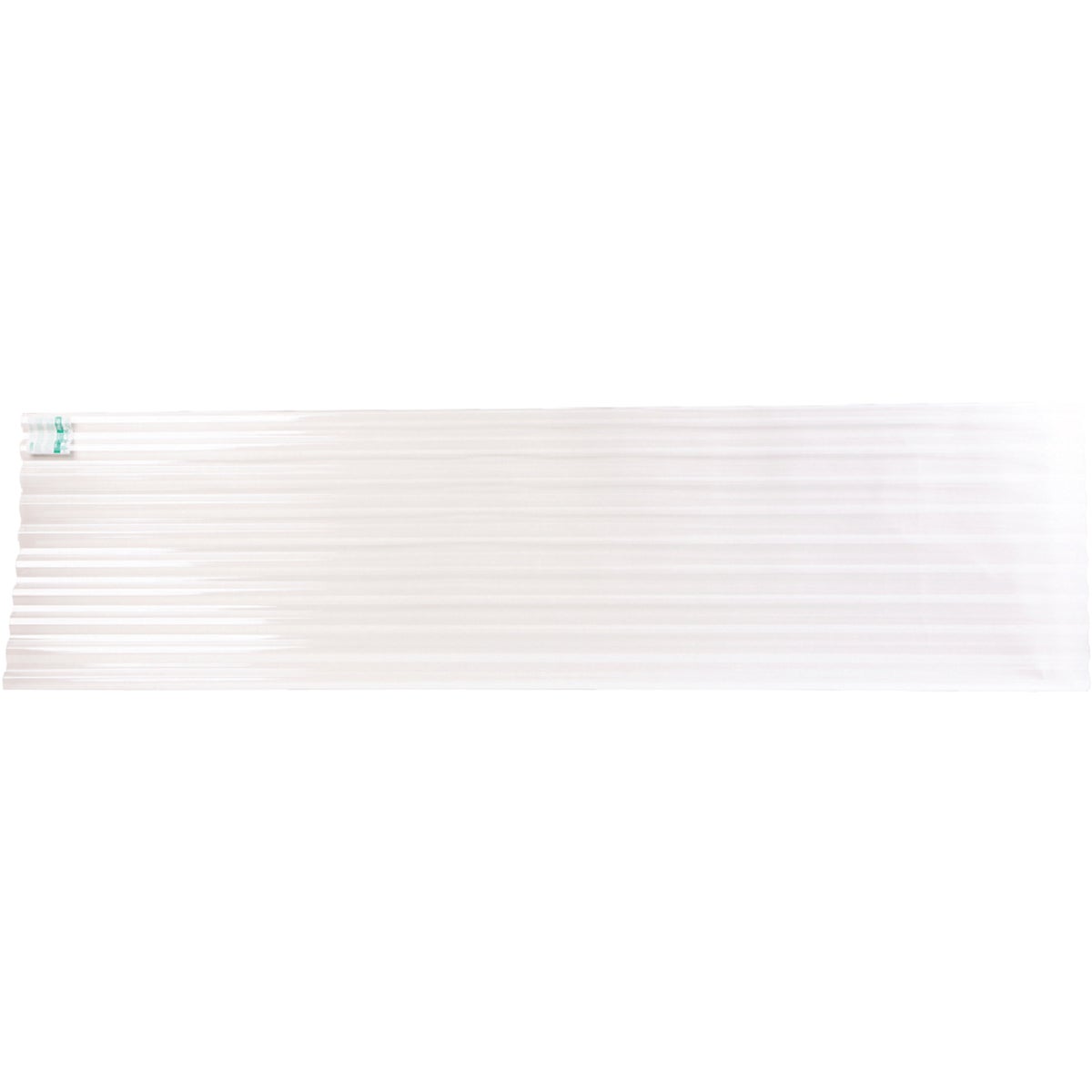 Tuftex PolyCarb 26 In. x 12 Ft. Clear Square Wave Polycarbonate Panels