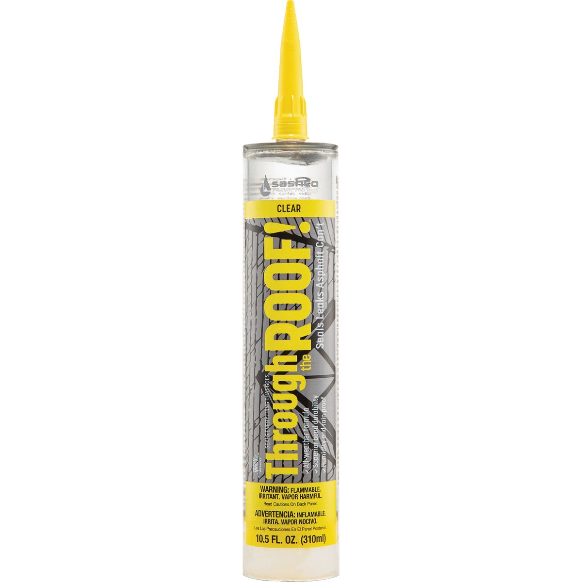 Through the Roof! 10.5 Oz. Cartridge Clear Cement & Patching Sealant