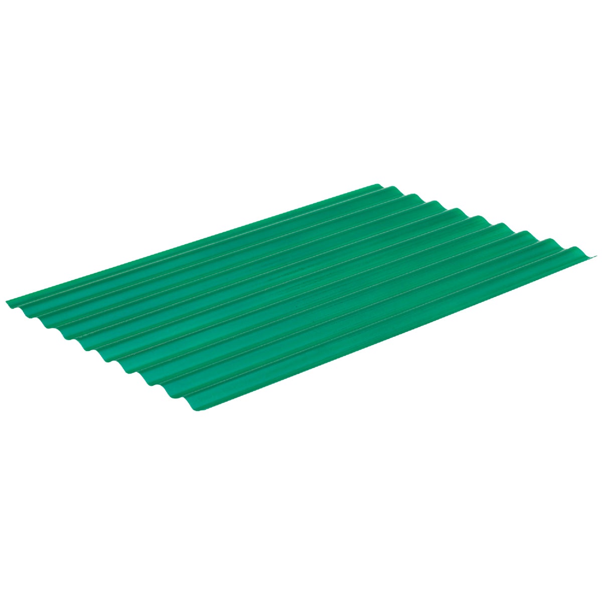 Sequentia Super600 26 In. x 12 Ft. Green Round Fiberglass Corrugated Panels