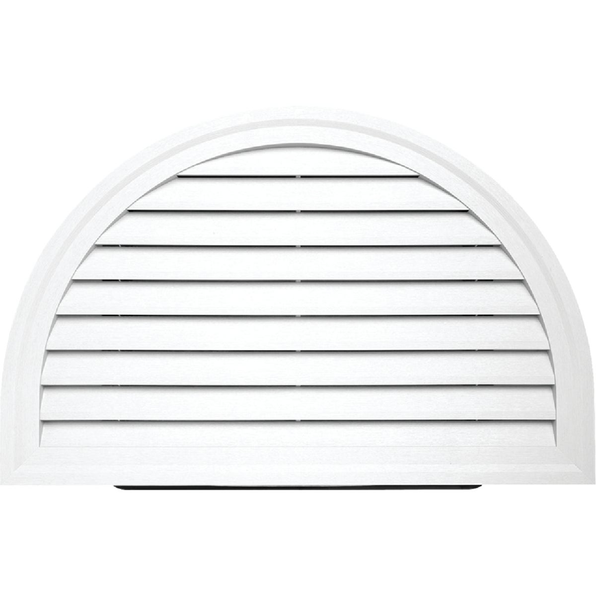 Ply Gem 34" x 22" Half Round White Gable Attic Vent