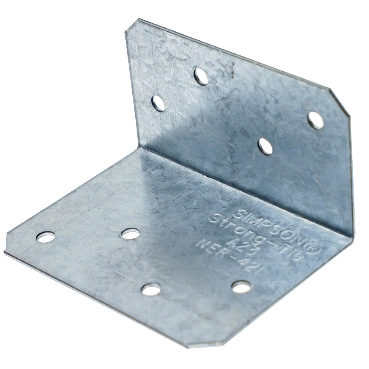 Simpson Strong-Tie ZMax 2 In. x 1-1/2 In. x 2-3/4 In. Galvanized Steel 18 ga Reinforcing Angle