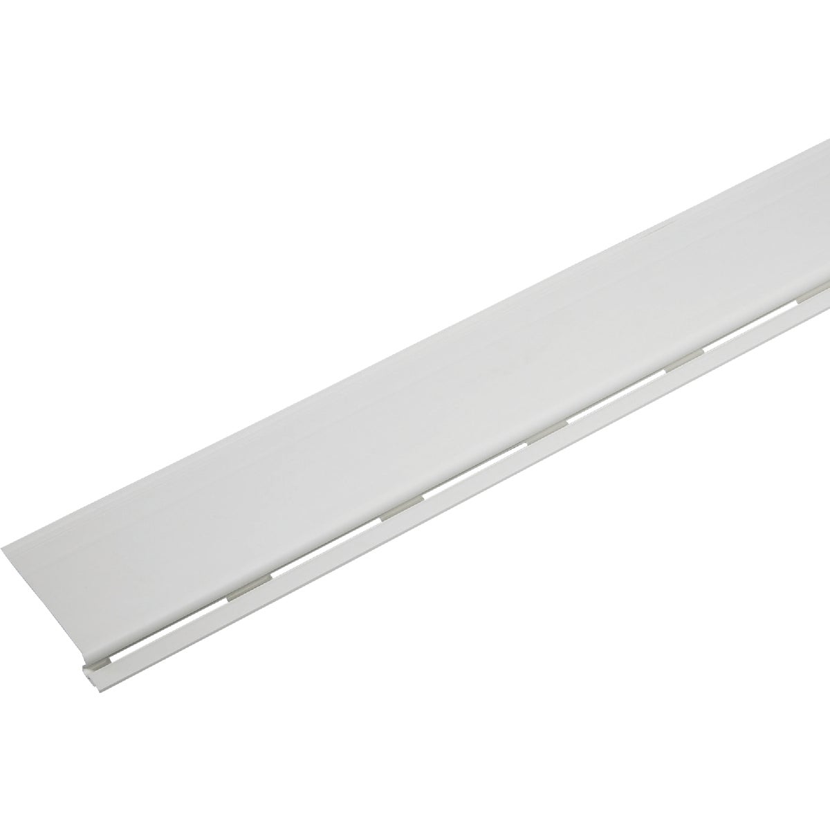 Amerimax 6-1/2 In. x 4 Ft. White PVC Gutter Cover
