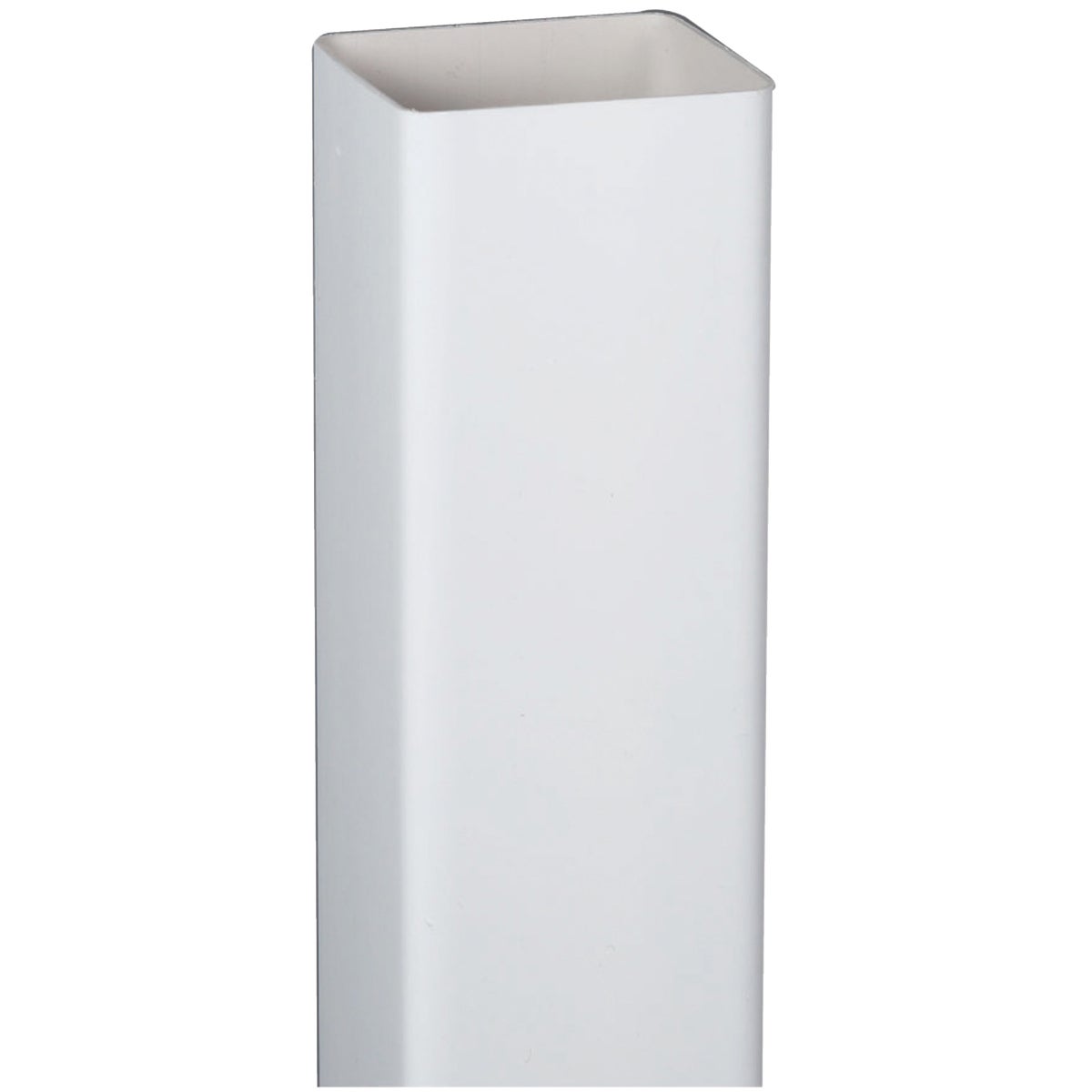 Amerimax 2 In. Square x 10 Ft. White Vinyl Downspout