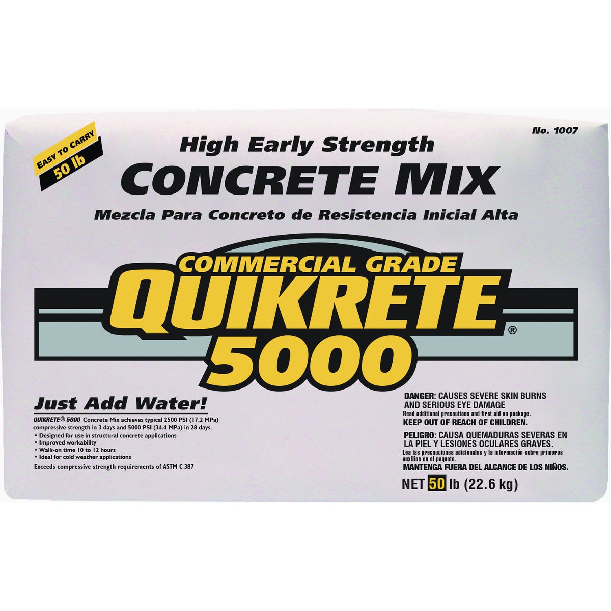 Quikrete 5000 50 Lb. High Early Strength Concrete Mix