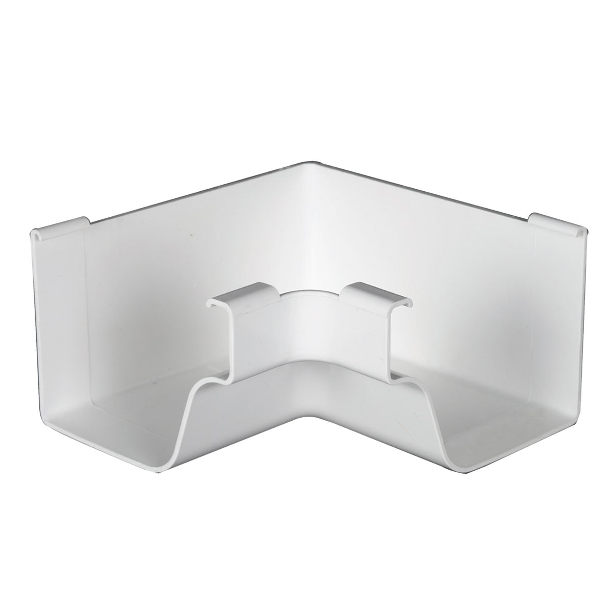 Amerimax 5 In. Traditional K-Style White Vinyl Gutter Inside Miter