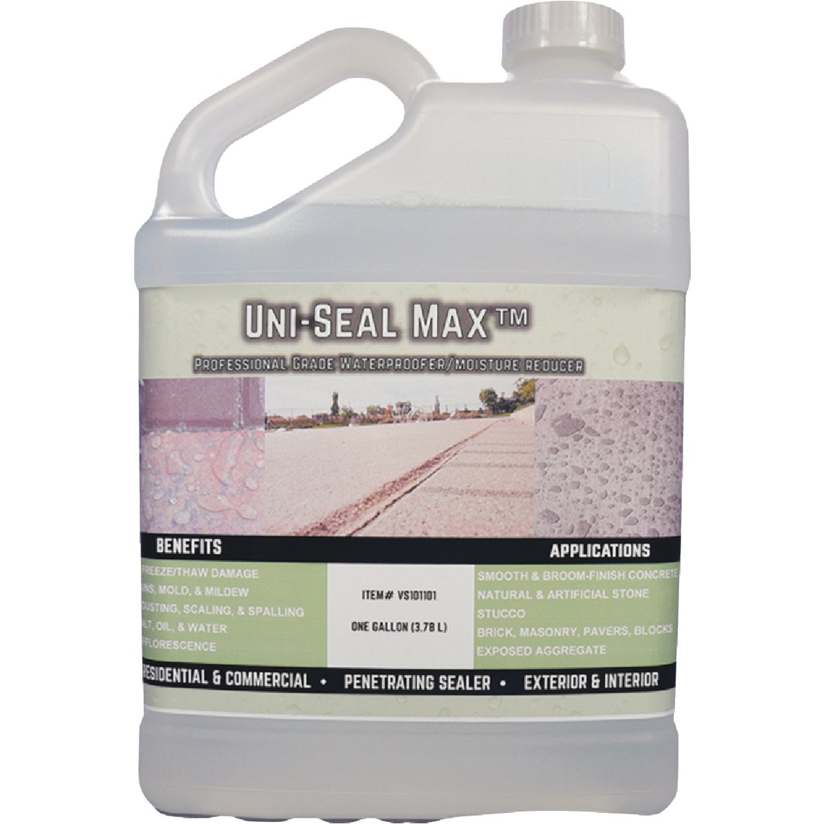 Uni-Seal Max Concrete & Masonry Sealant, 1 Gal.