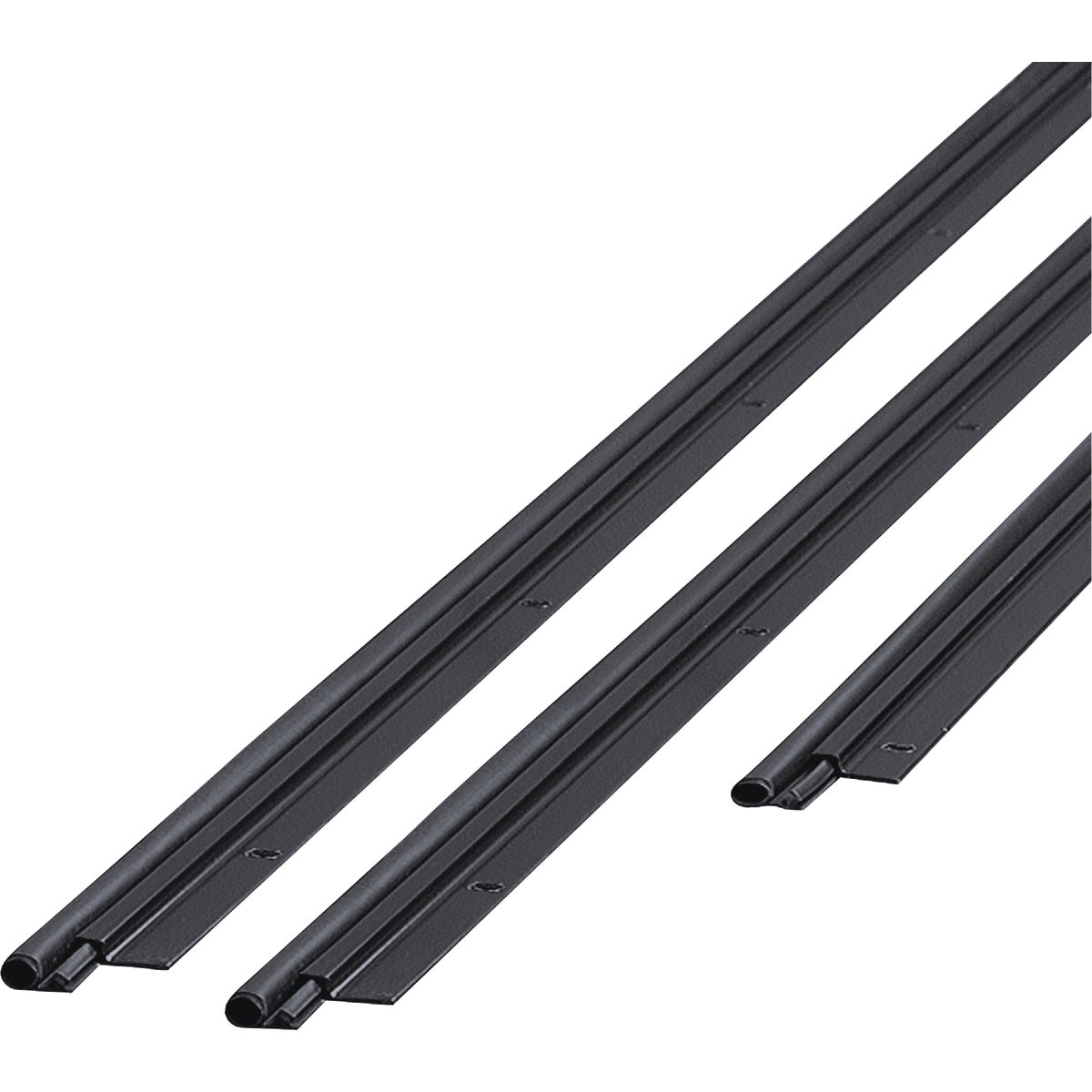 M-D Matte Black Flat 36 In. x 84 In. Door Jamb Weatherstrip