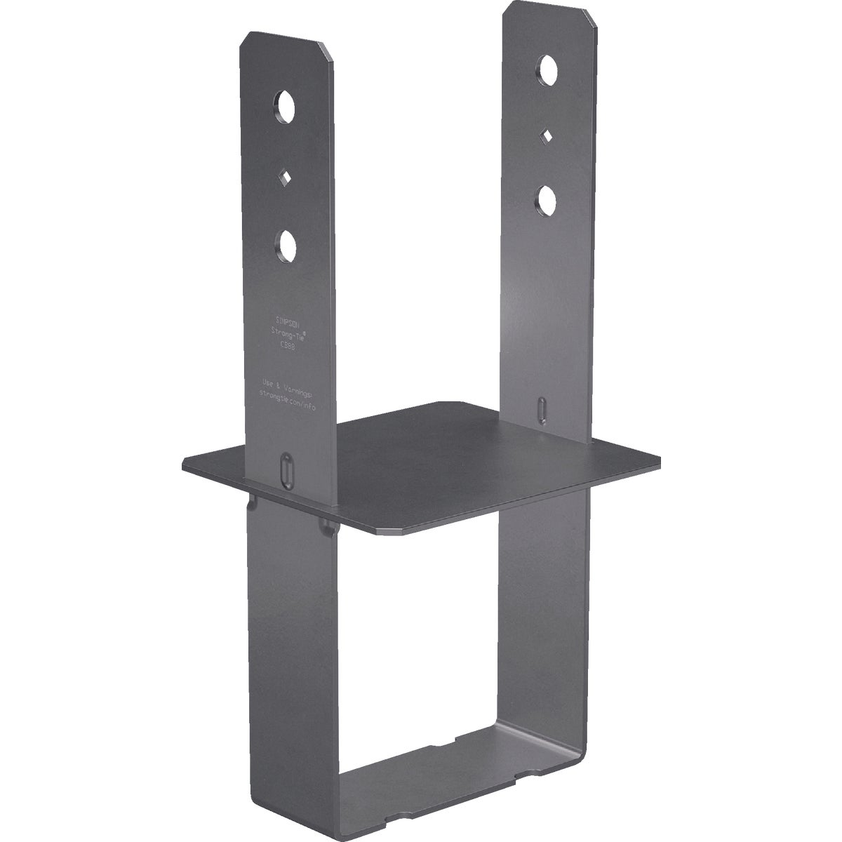 Simpson Strong-Tie 8 In. x 8 In. 7 ga Galvanized Column Base