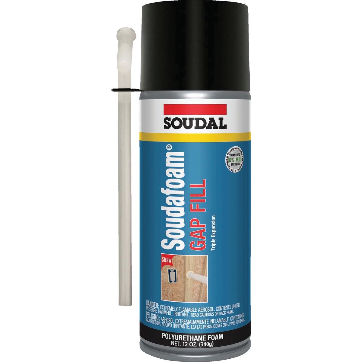 Soudafoam 12 Oz. Triple Expansion GAP Foam Sealant- Straw