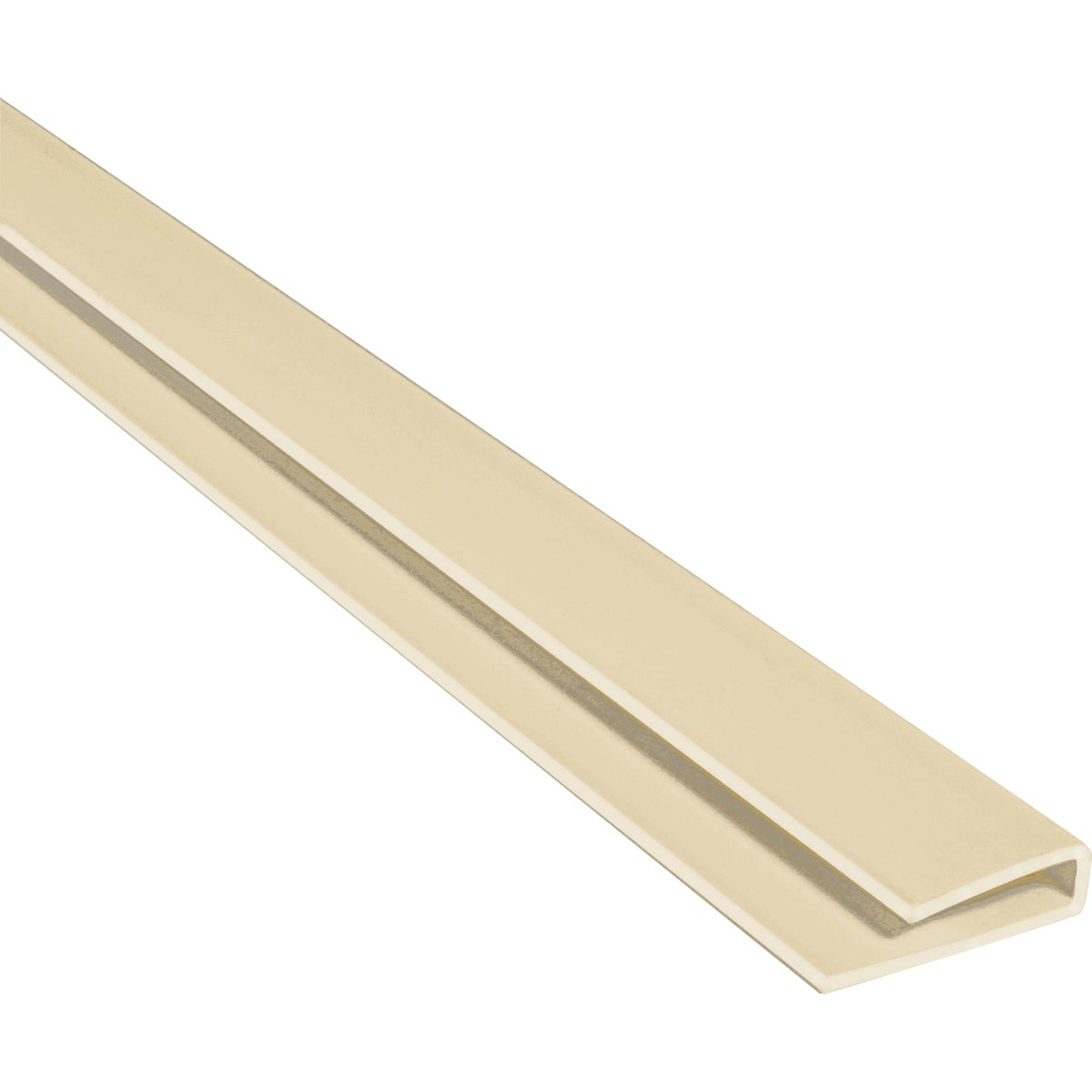 Palram Palclad 8 Ft. Almond PVC J End Cap Profile