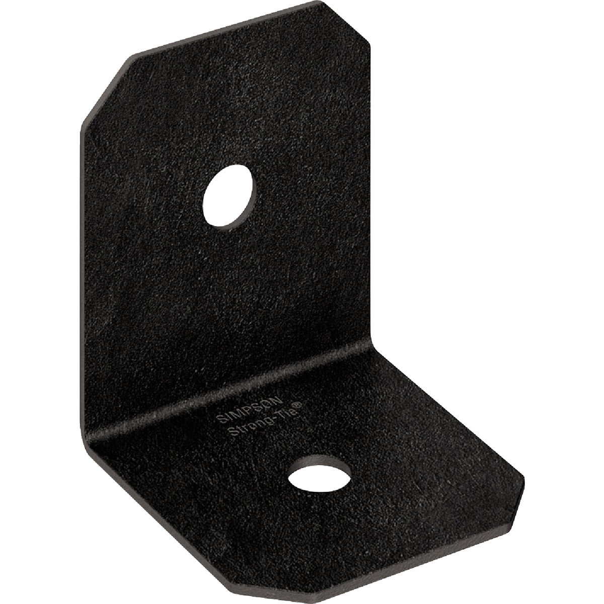 Simpson Strong-Tie Outdoor Accents Avant Collection ZMAX Black Powder-Coated 4 x 90 Deg. 12 Ga. Framing Angle