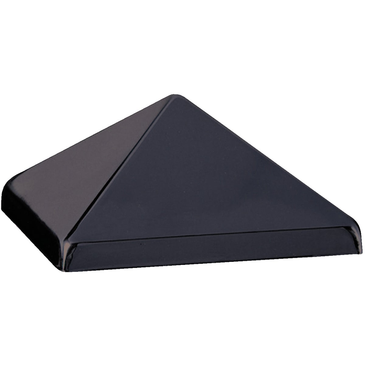 Deckorators 4 In. x 4 In. Metal Black Post Cap