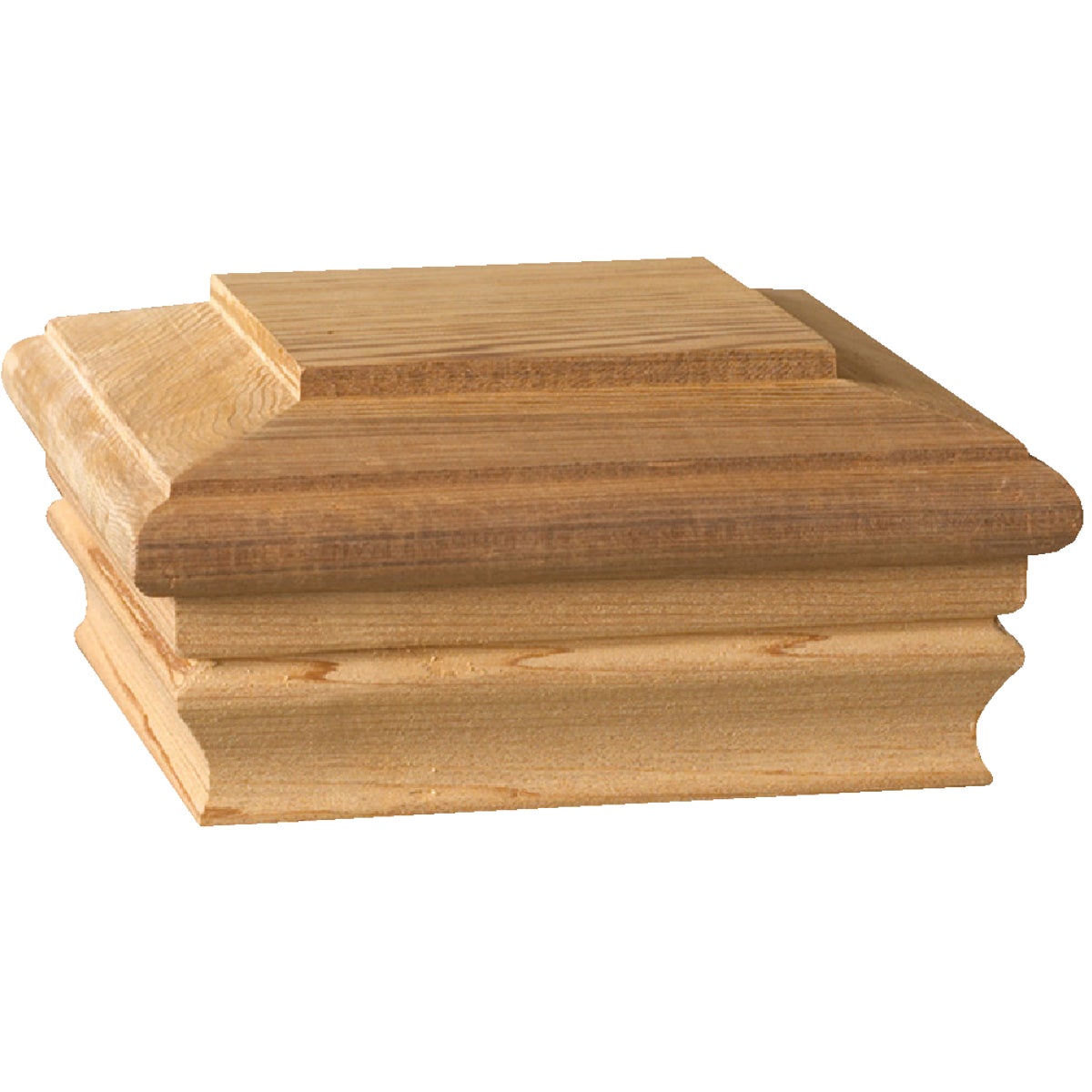 Deckorators 6 In. x 6 In. Cedar Press-On Post Cap