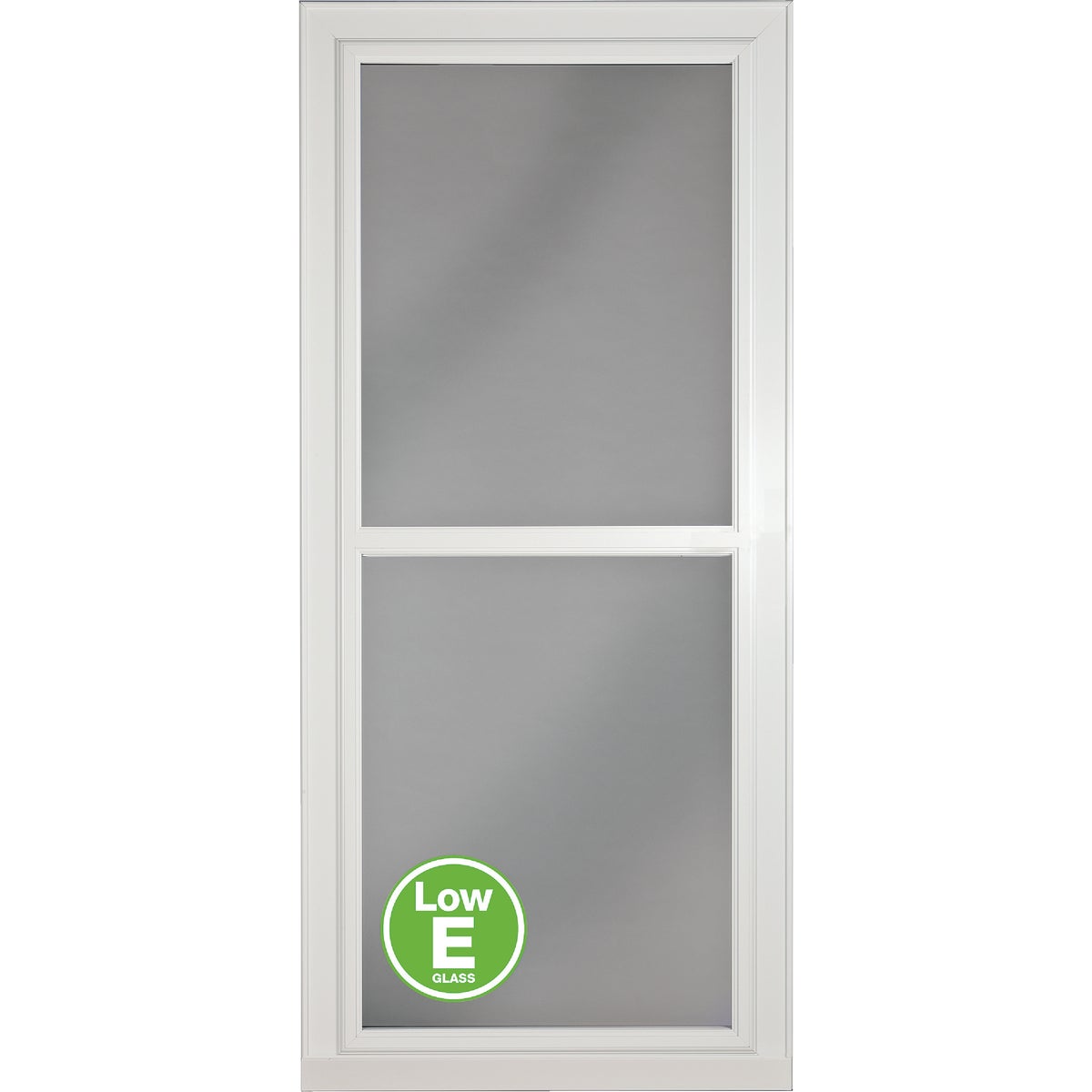 Larson Easy Vent 146 Series 36 In. W x 81 In. H x 1-7/8 In. Thick White Full View Aluminum Storm Door